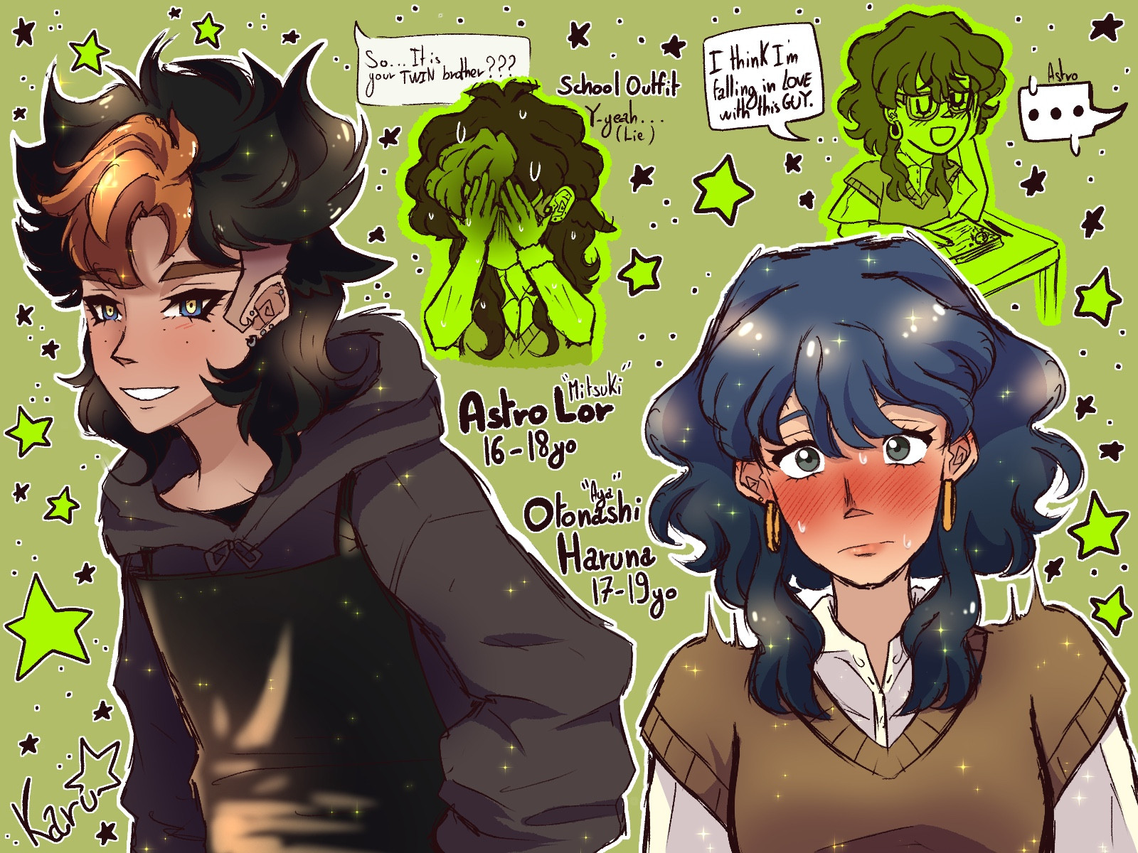 Astruna presentation in ❇️She Wasn’t a Guy AU❇️