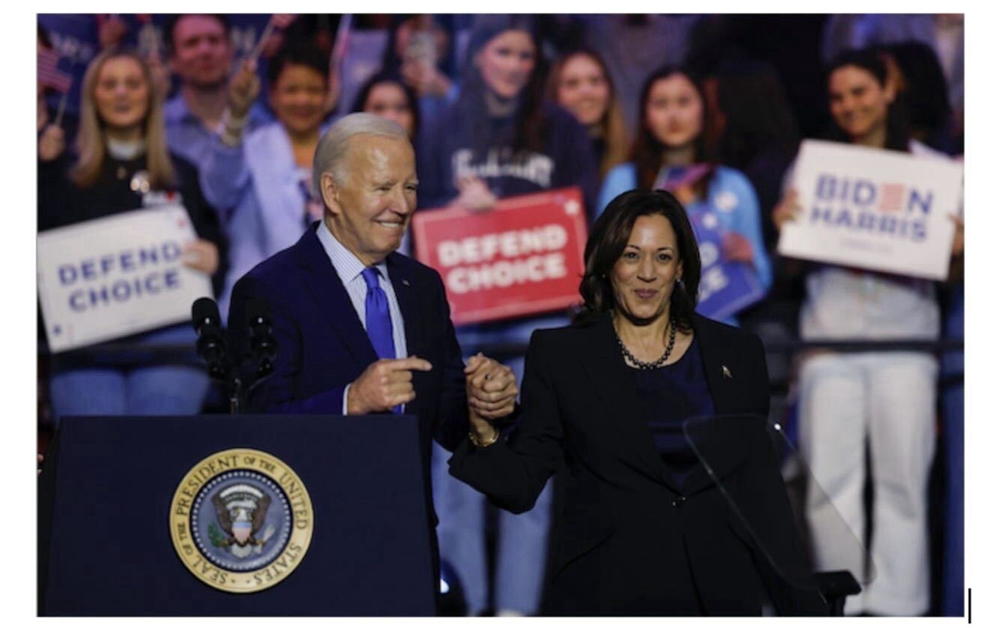 Joe Biden and Kamala Harris