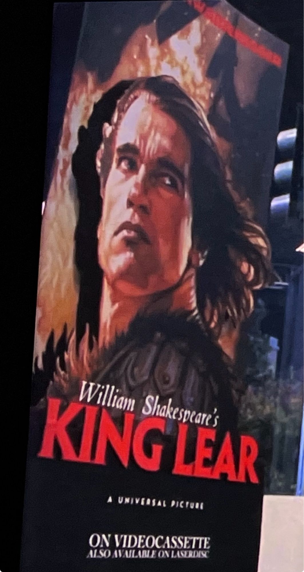 Arnold Schwarzenegger in William Shakespeares King Lear