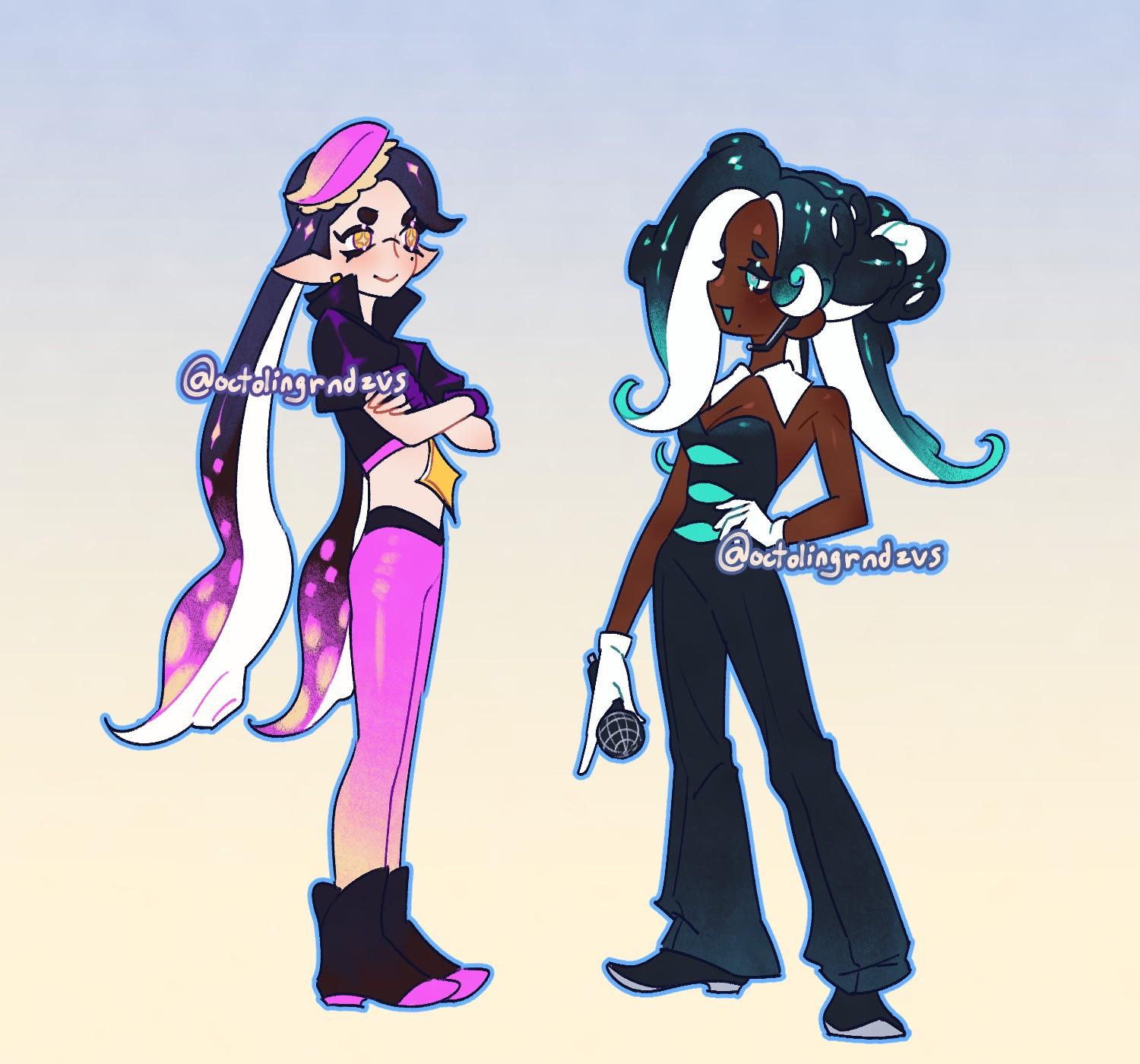 sort of a style swap between callie and marina