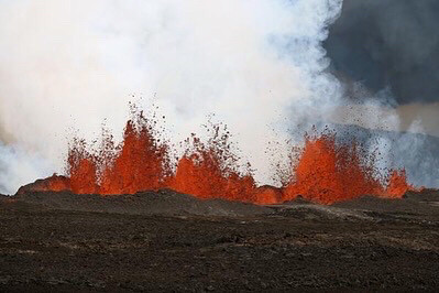 Lava fountain 