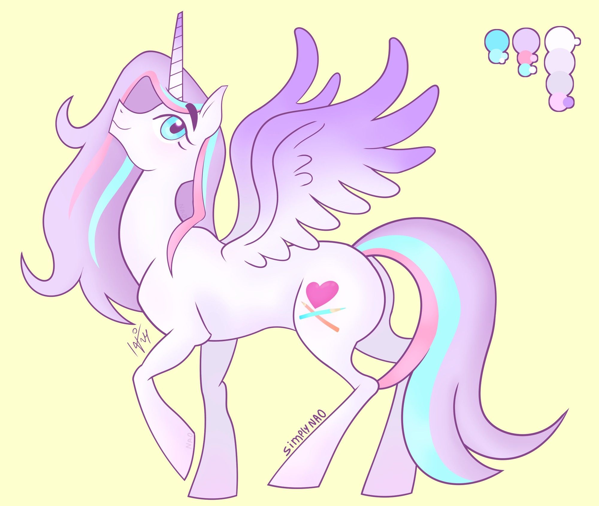 Ponysona in NAO's art style