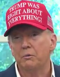 Trump 3, perhaps, melting