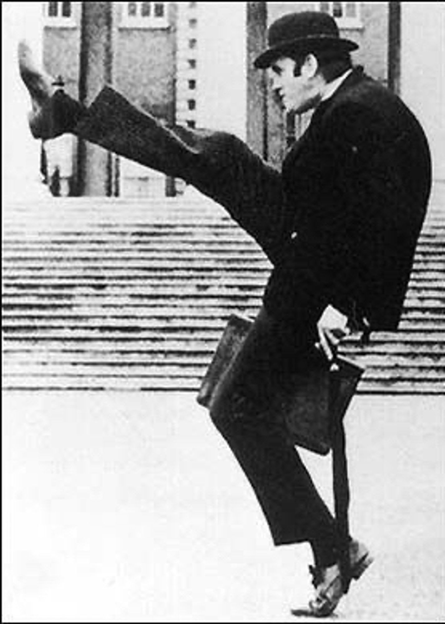 John Cleese in the Ministry of Silly Walks skit