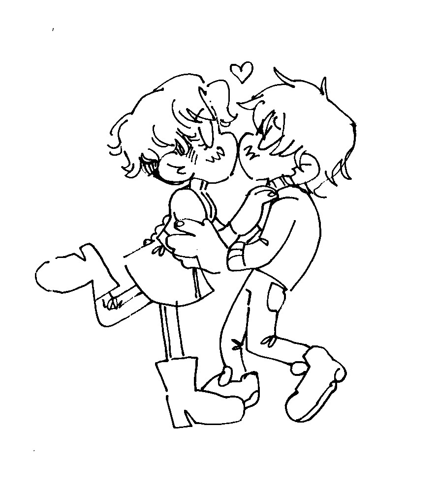 arashi and mika kissing from enstars