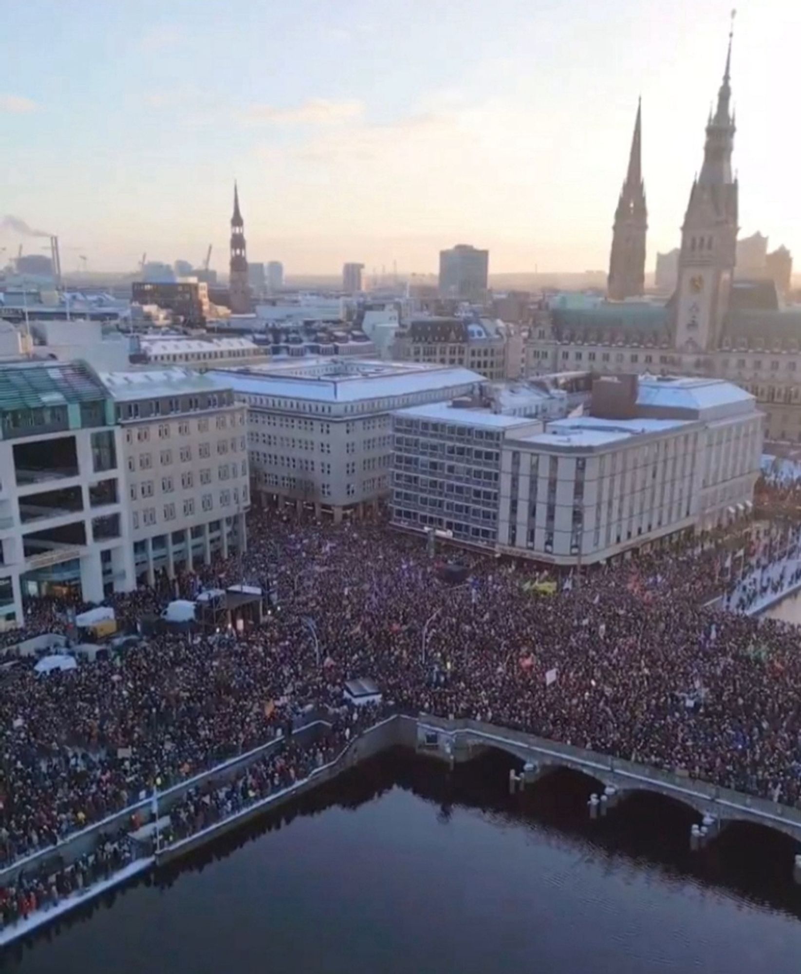 Demo gegen Rechts in Hamburg