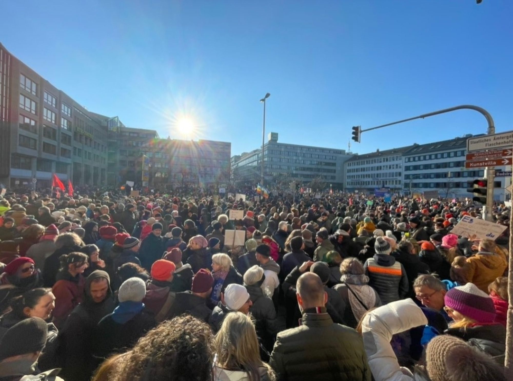 Demo gegen rechts in Nürnberg