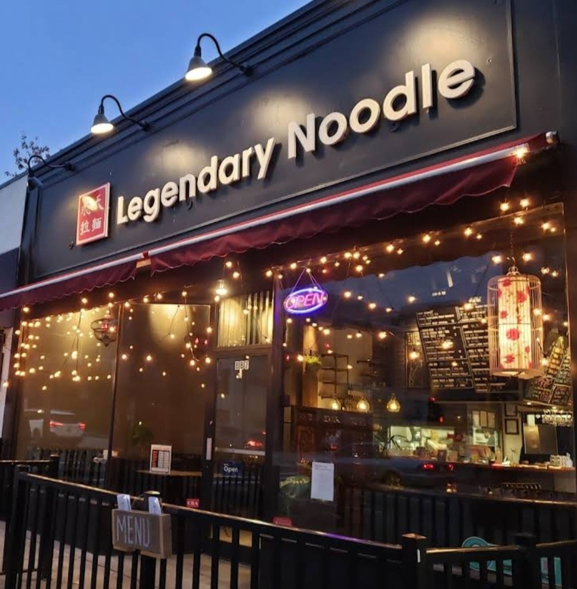 restaurant called Legendary Noodle