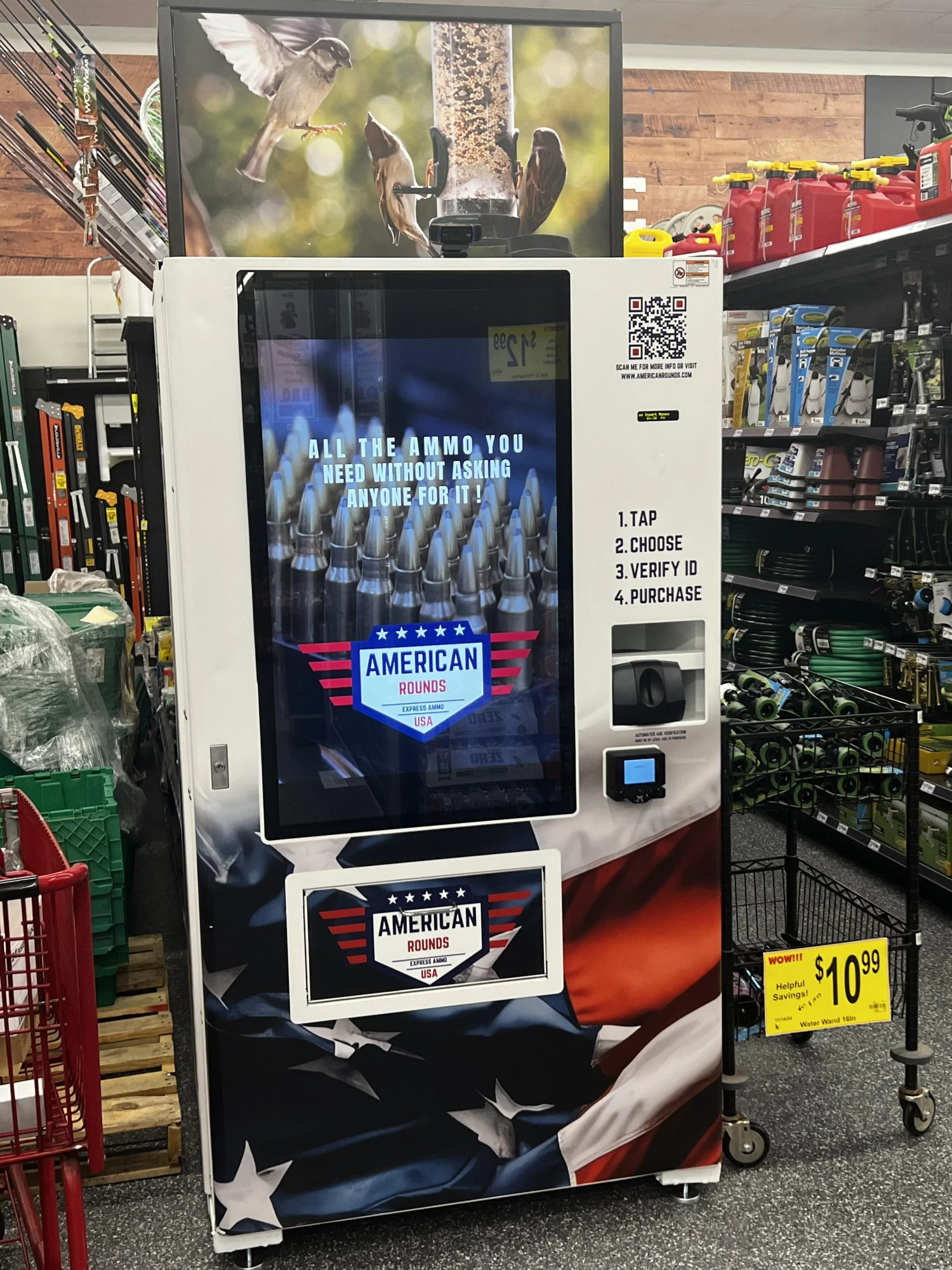 Bullet vending machine