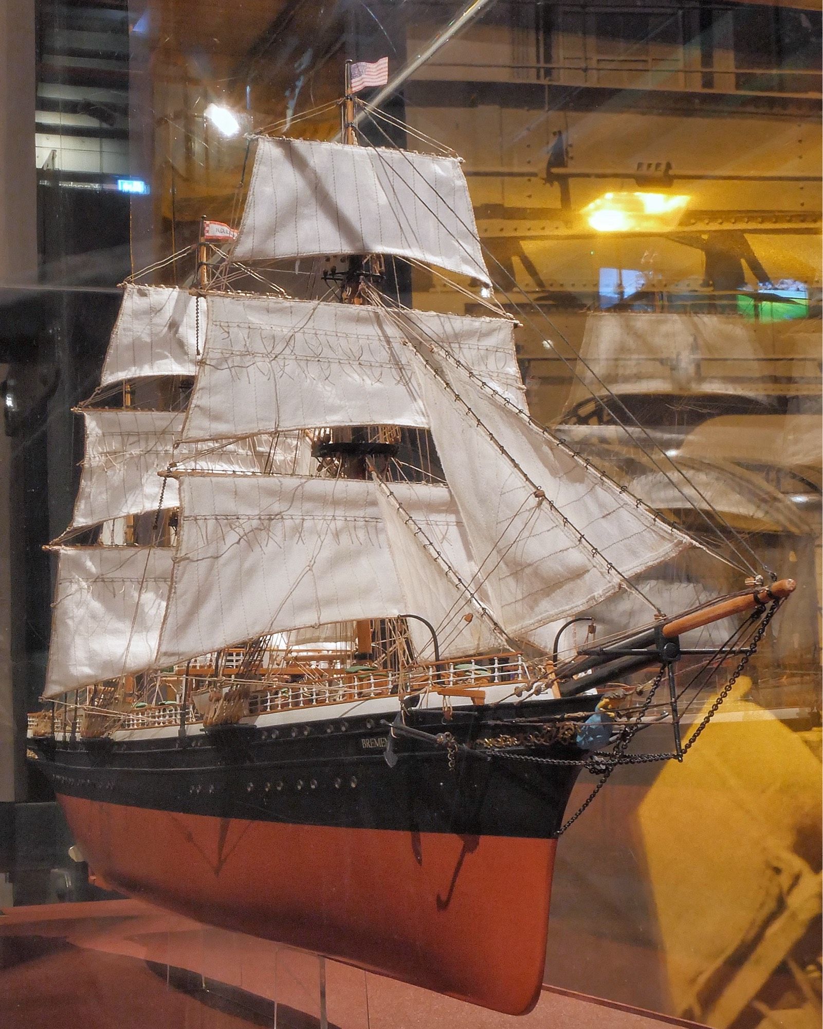 Ship model.