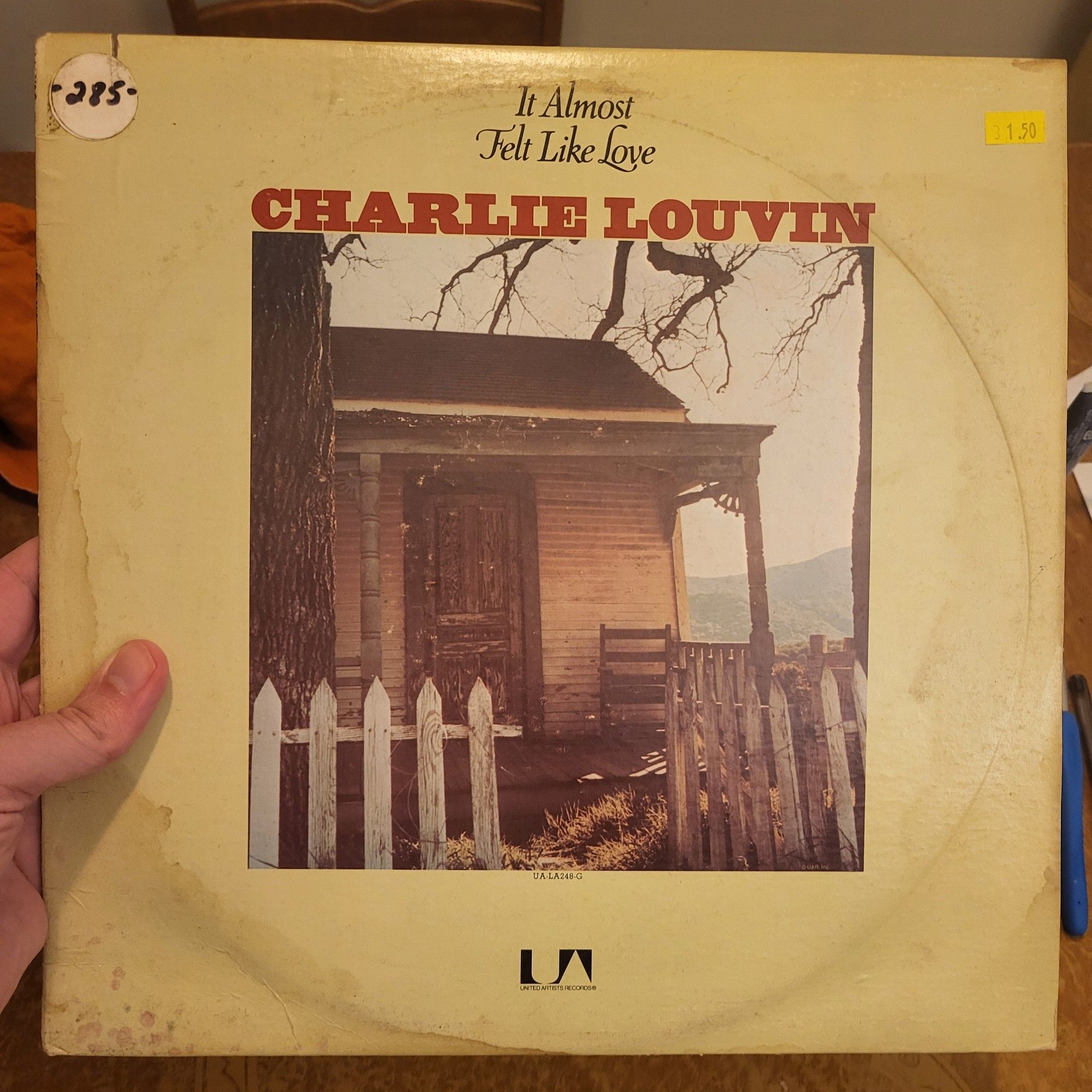 The Charlie Louvin LP It Almost Felt Like Love