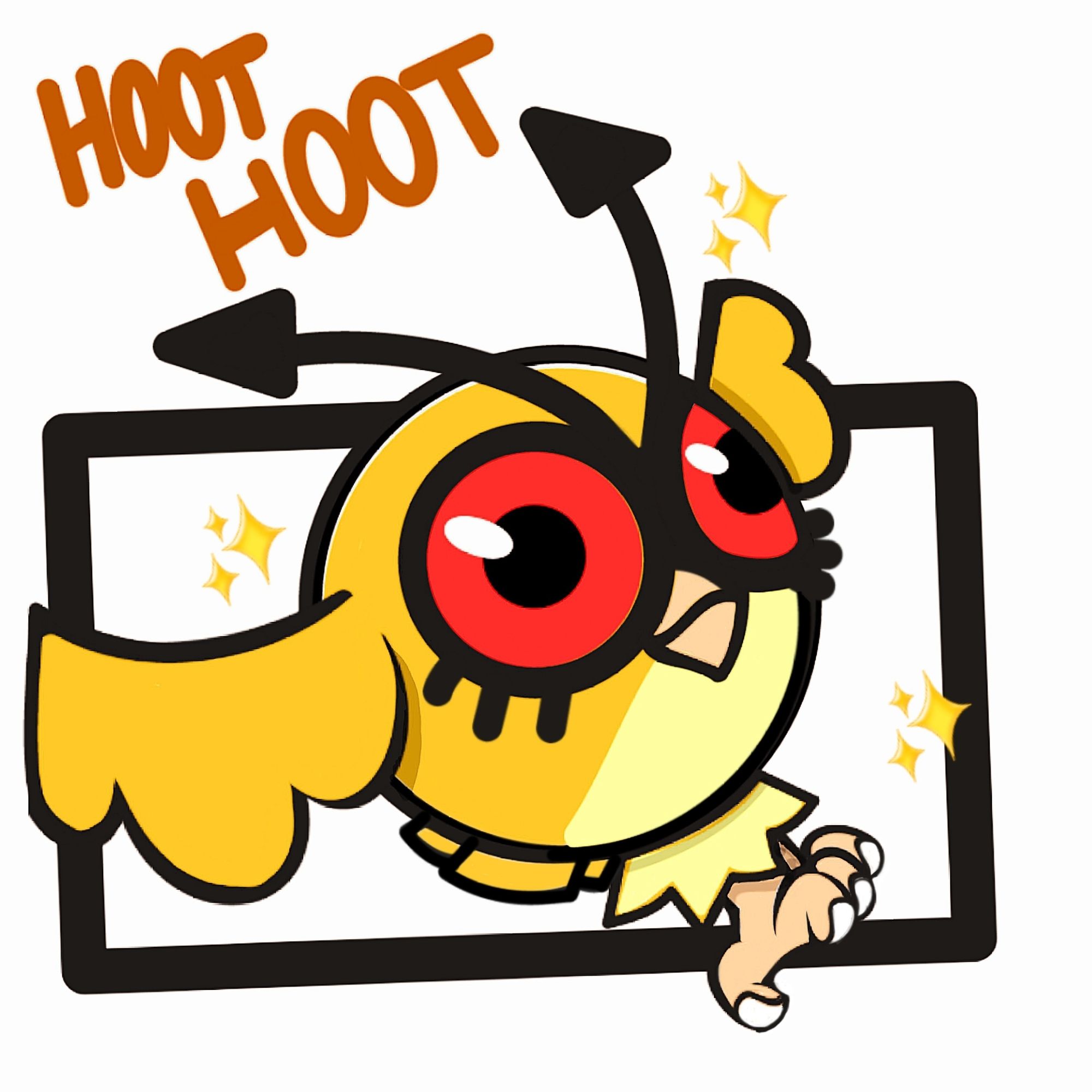 A drawing of the Pokémon HootHoot