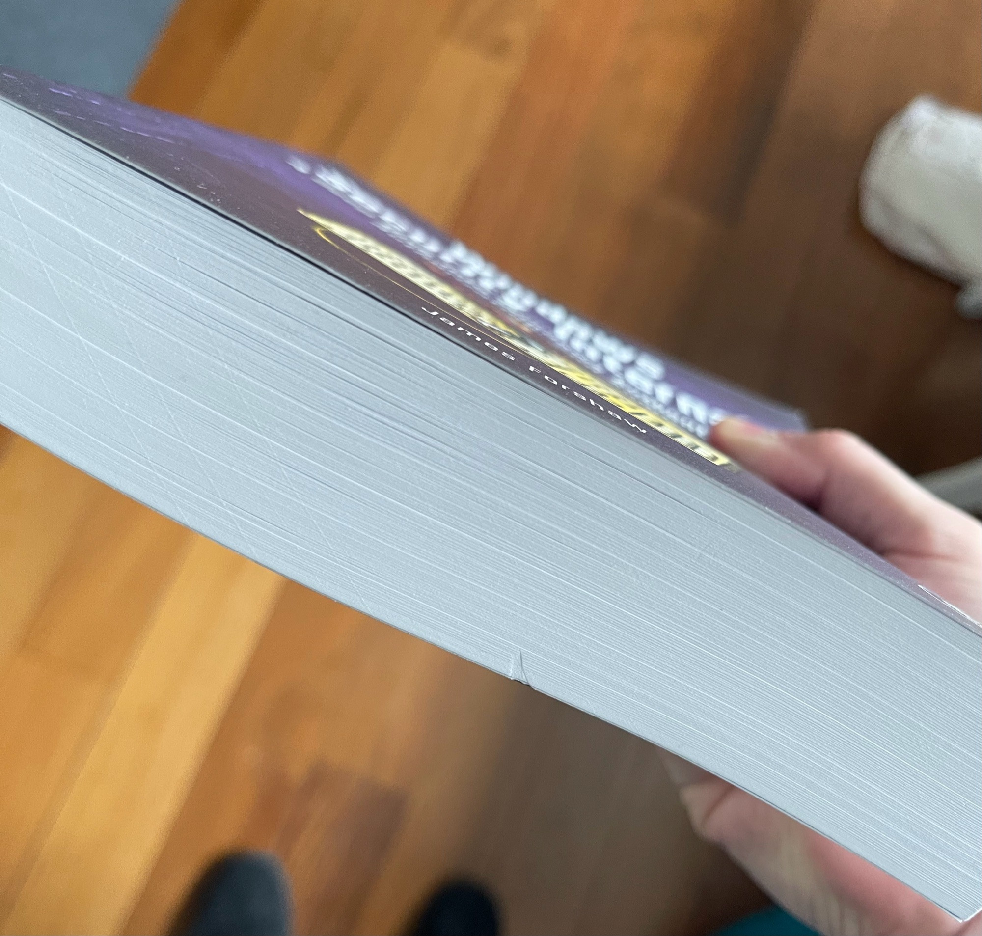 Same book sideways showing >500 pages