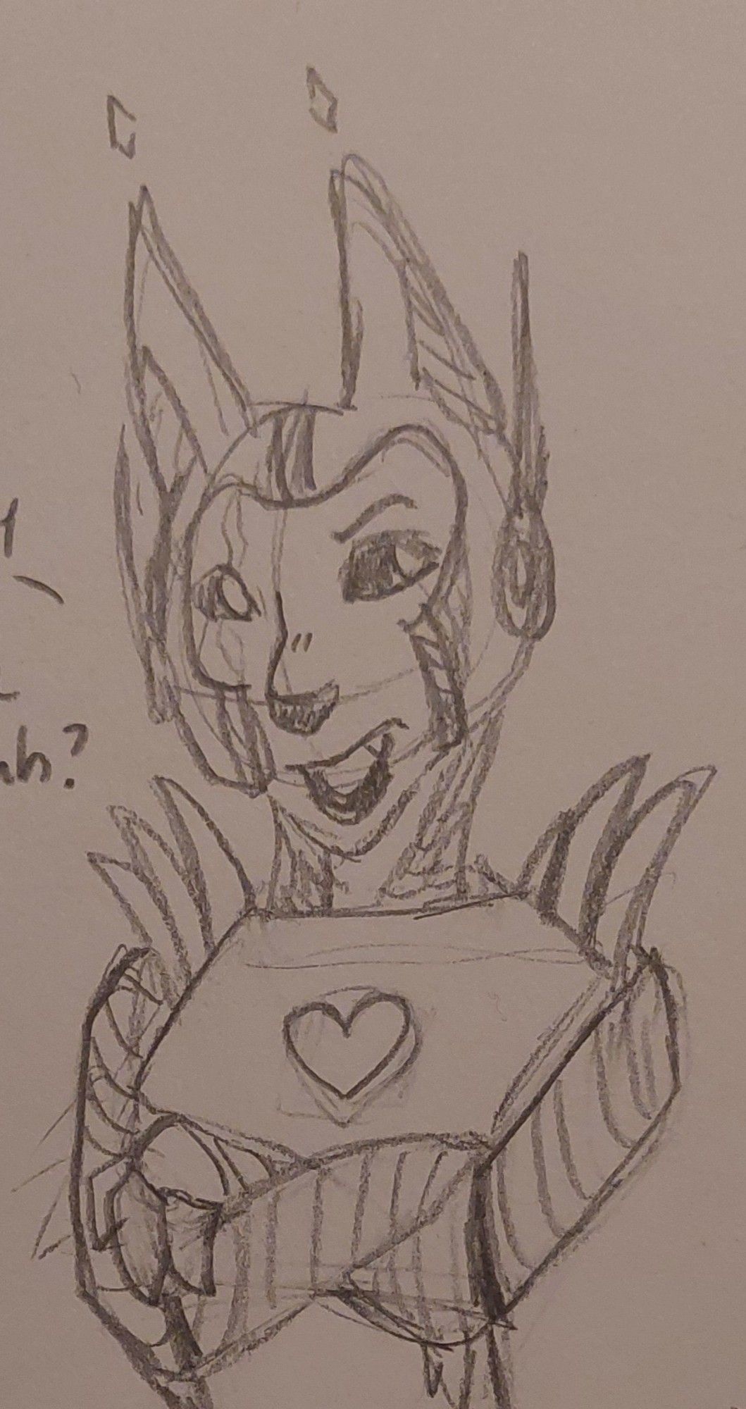 Moonshadow's bot form. She looks very much like a Beastformer: a cybernetic anthropomorphic animal. In this case a dog