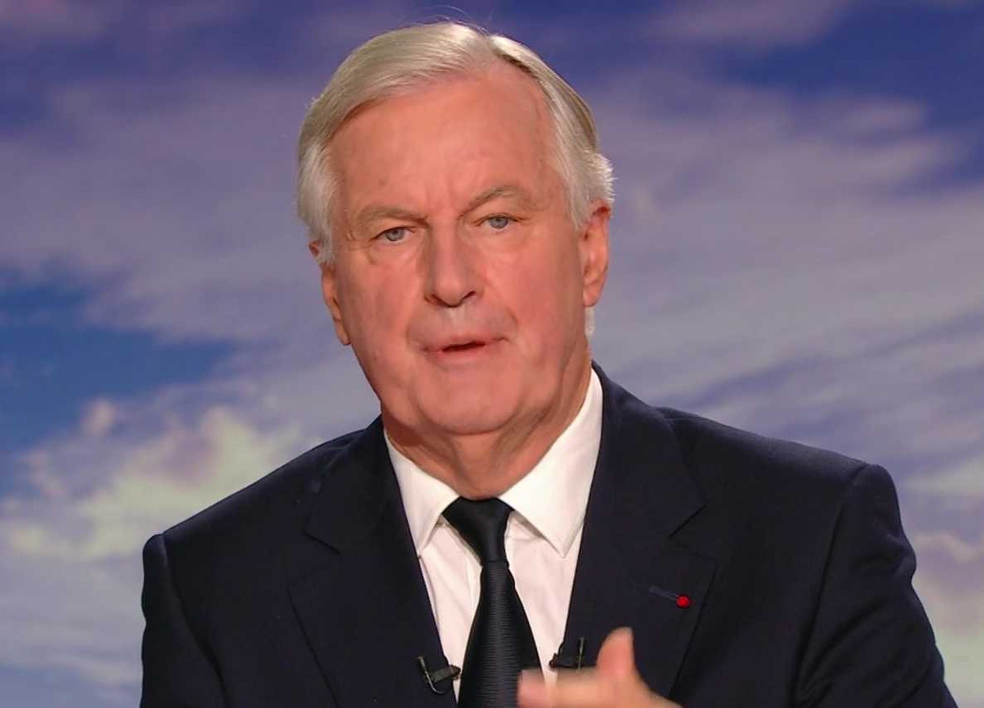 Michel Barnier sur France 2.