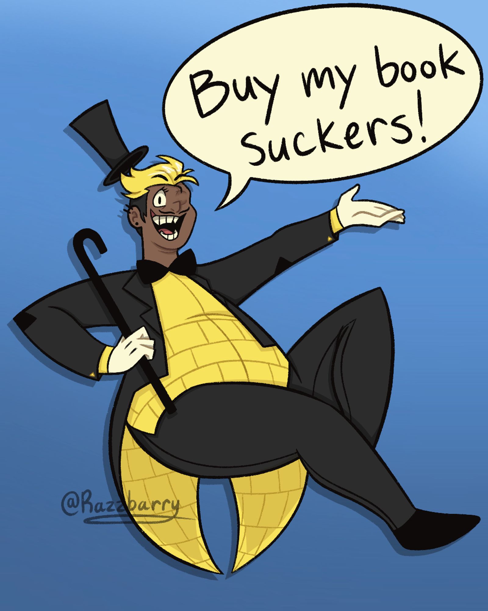 A human form of Bill Cipher. He is fat and has dark skin