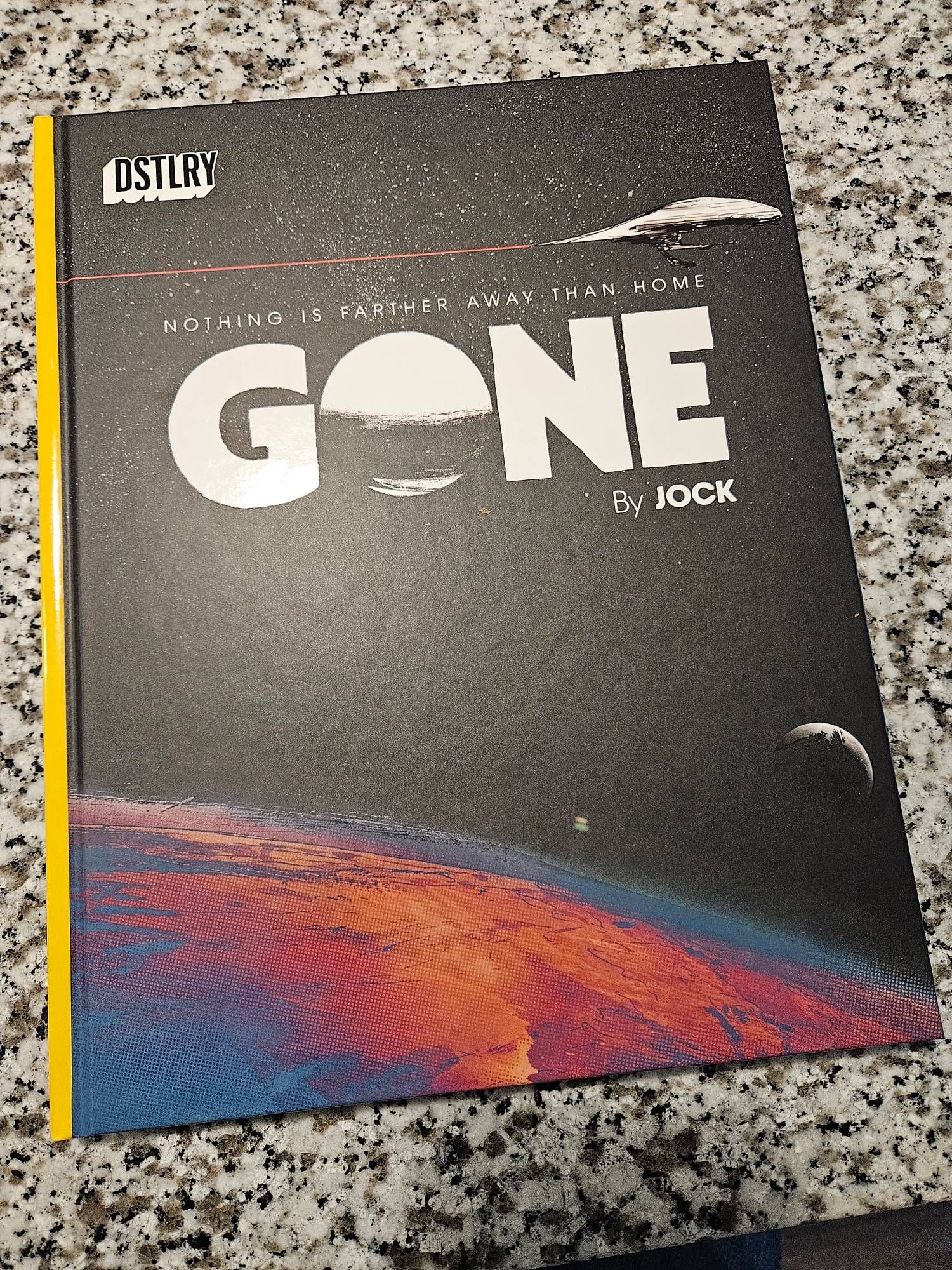 Hardcover collection of the comic book series Gone by Jock