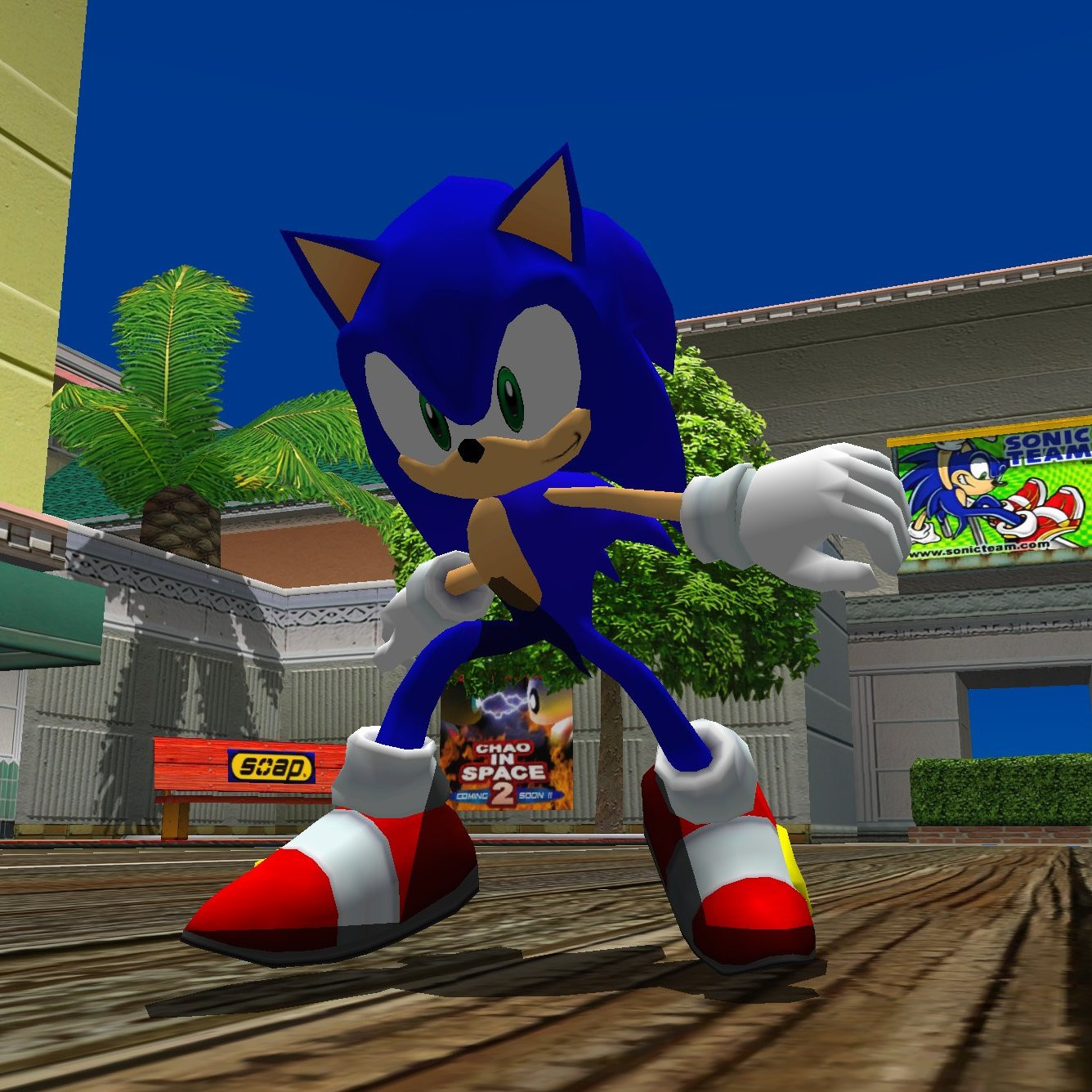 sega superstars sonic model in sonic adventure 2 battle