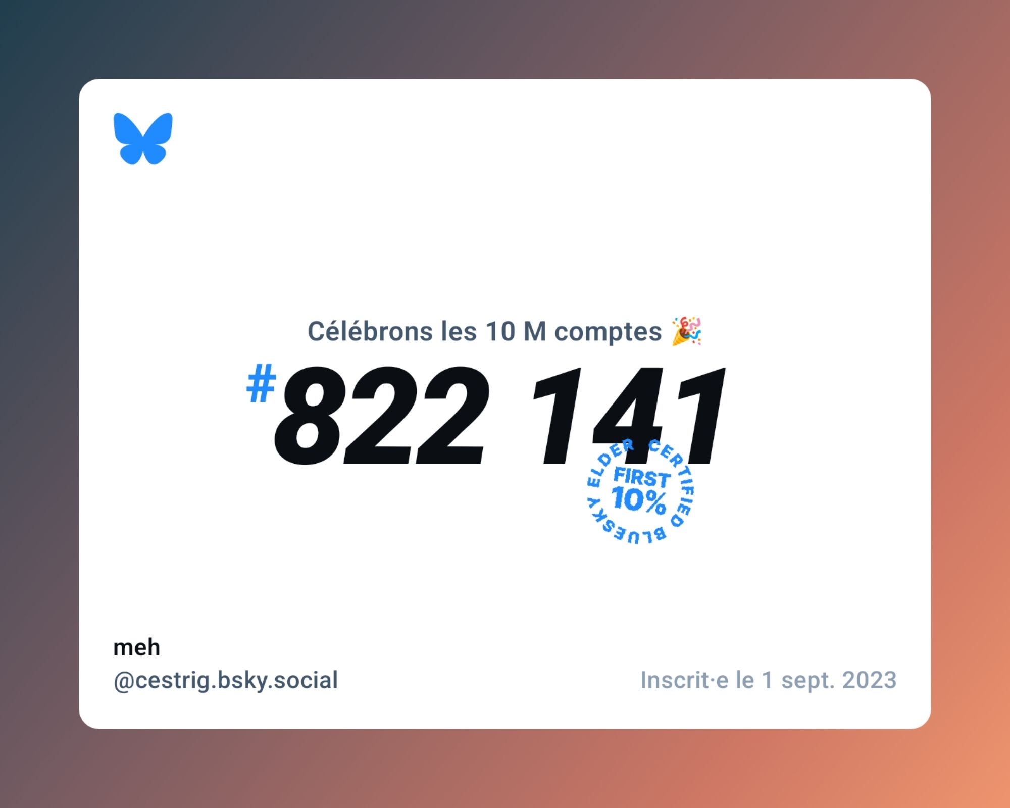 Célébrons les 10M comptes
#822141