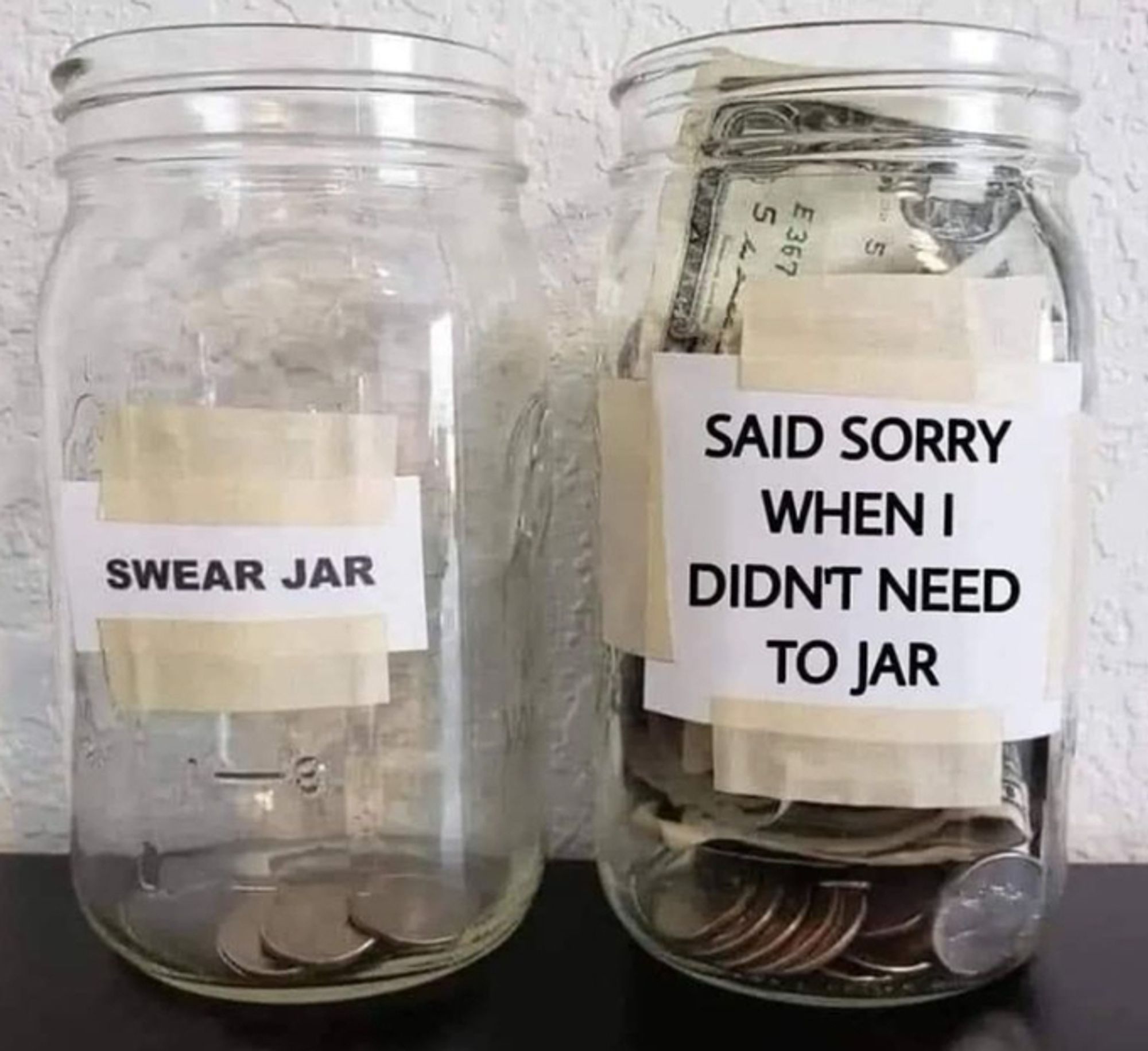 swear or sorry jars