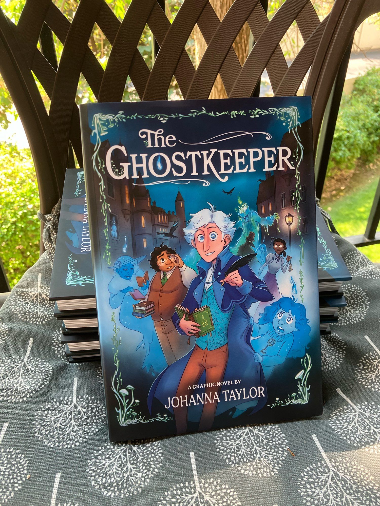 An outdoor stack of Ghostkeepers!