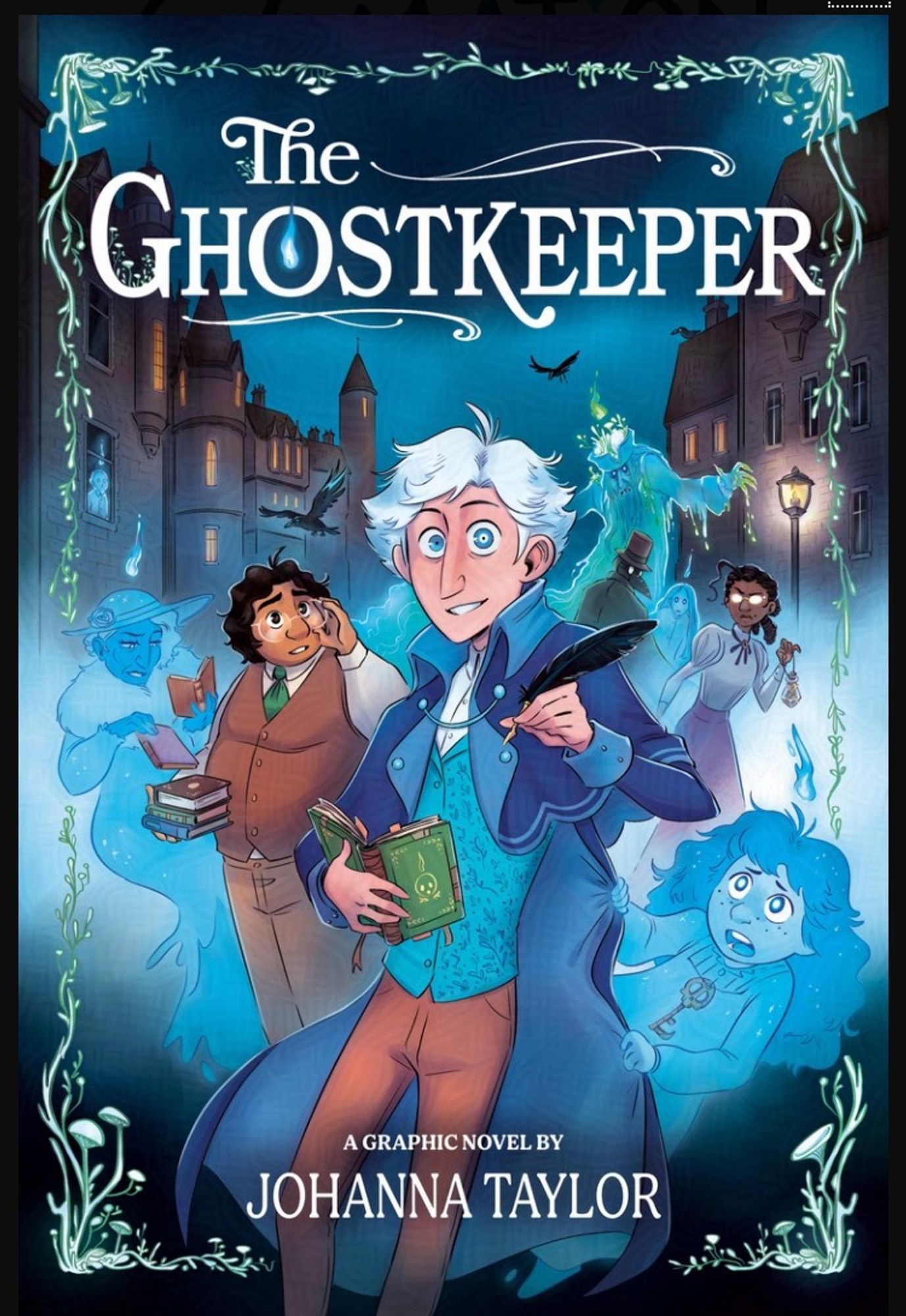 The front cover of the graphic novel THE GHOSTKEEPER BY JOHANNA TAYLOR