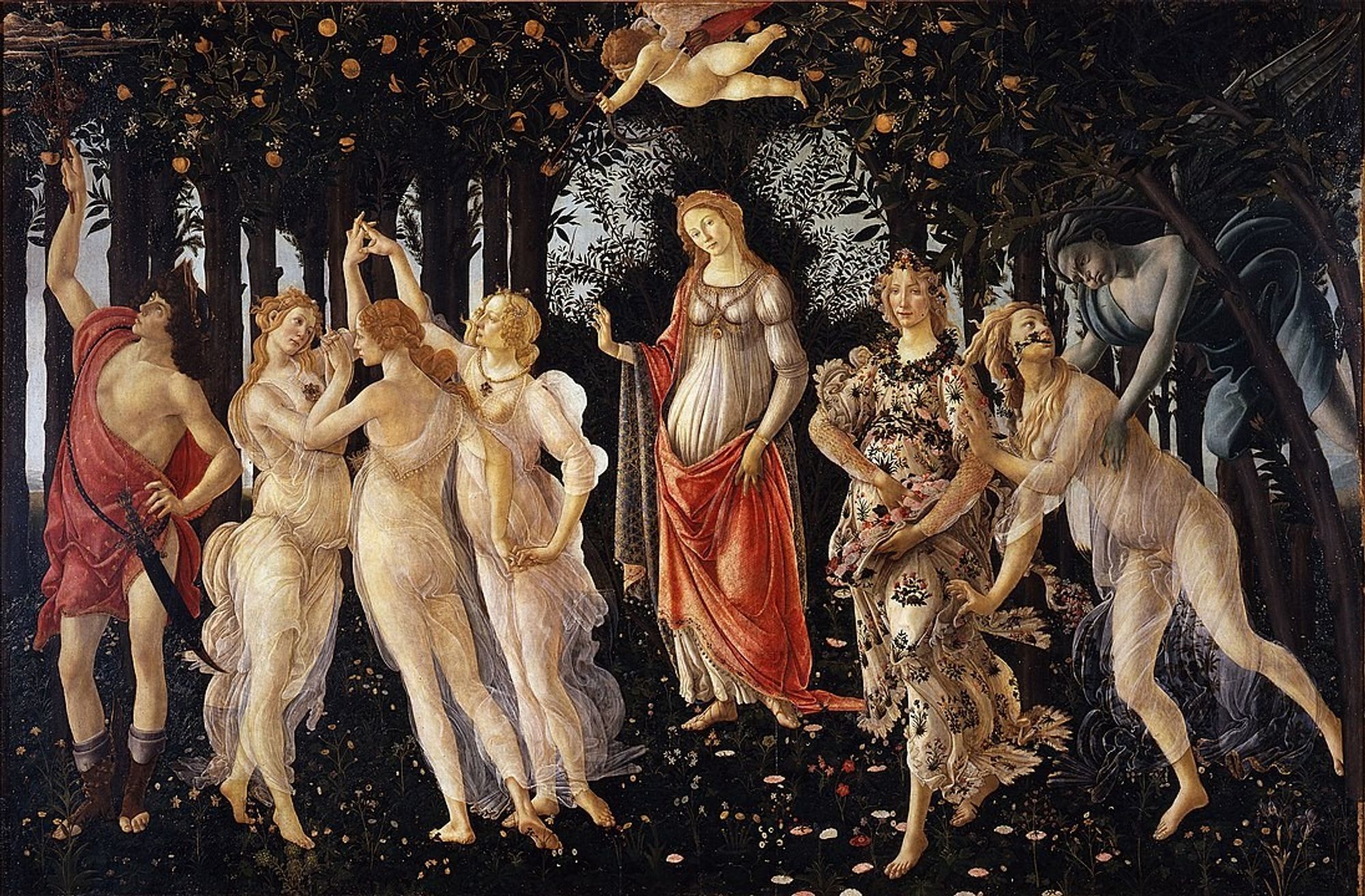 A Primavera ou Alegoria da Primavera - Sandro Botticelli