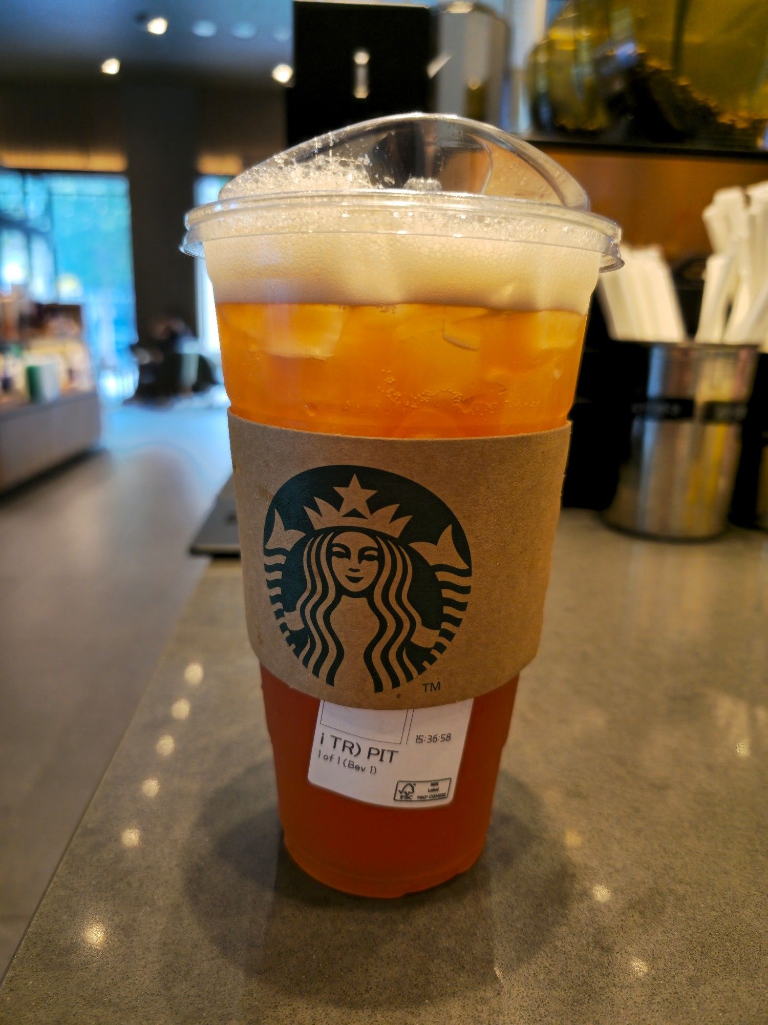 Iced Peach Black Tea