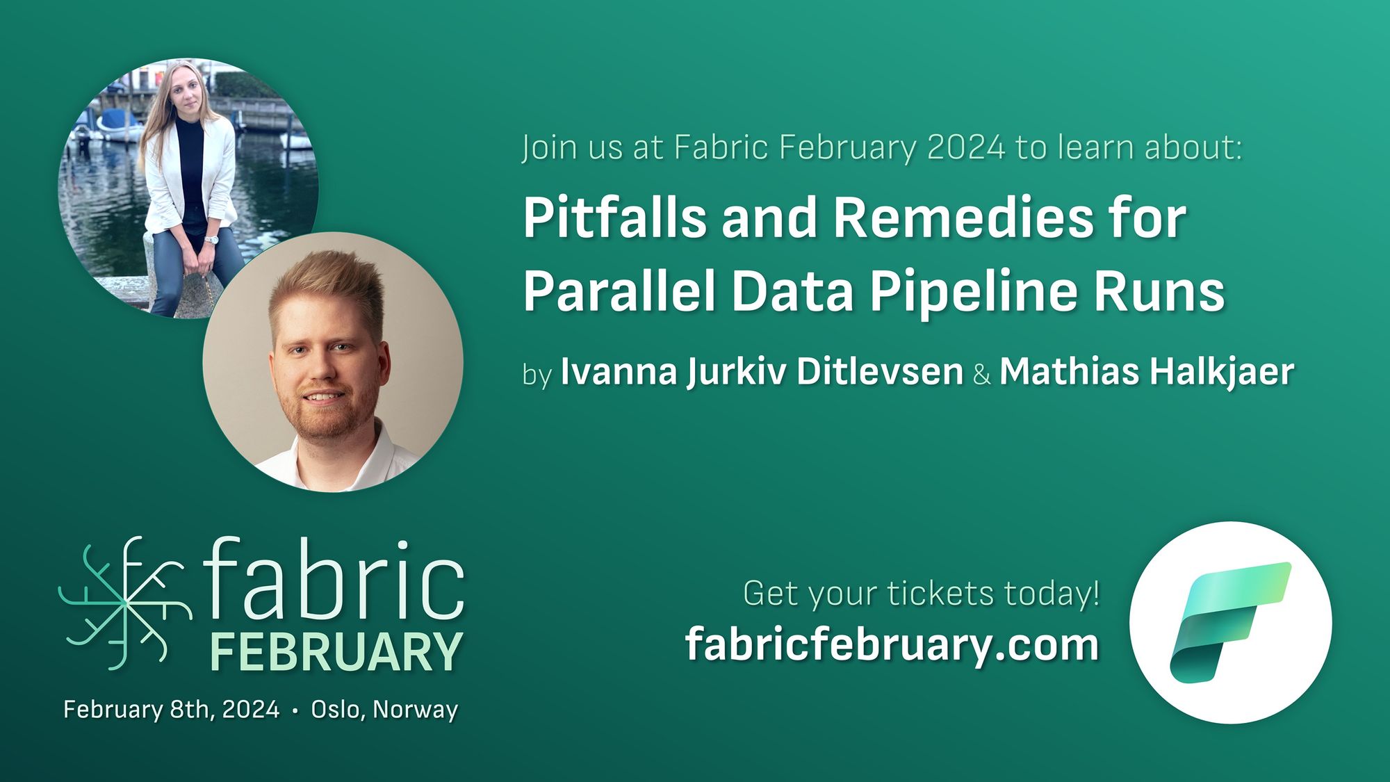 Ivanna Jurkiv Ditlevsen and Mathias Halkjaer are speaking at Fabric February 2024.