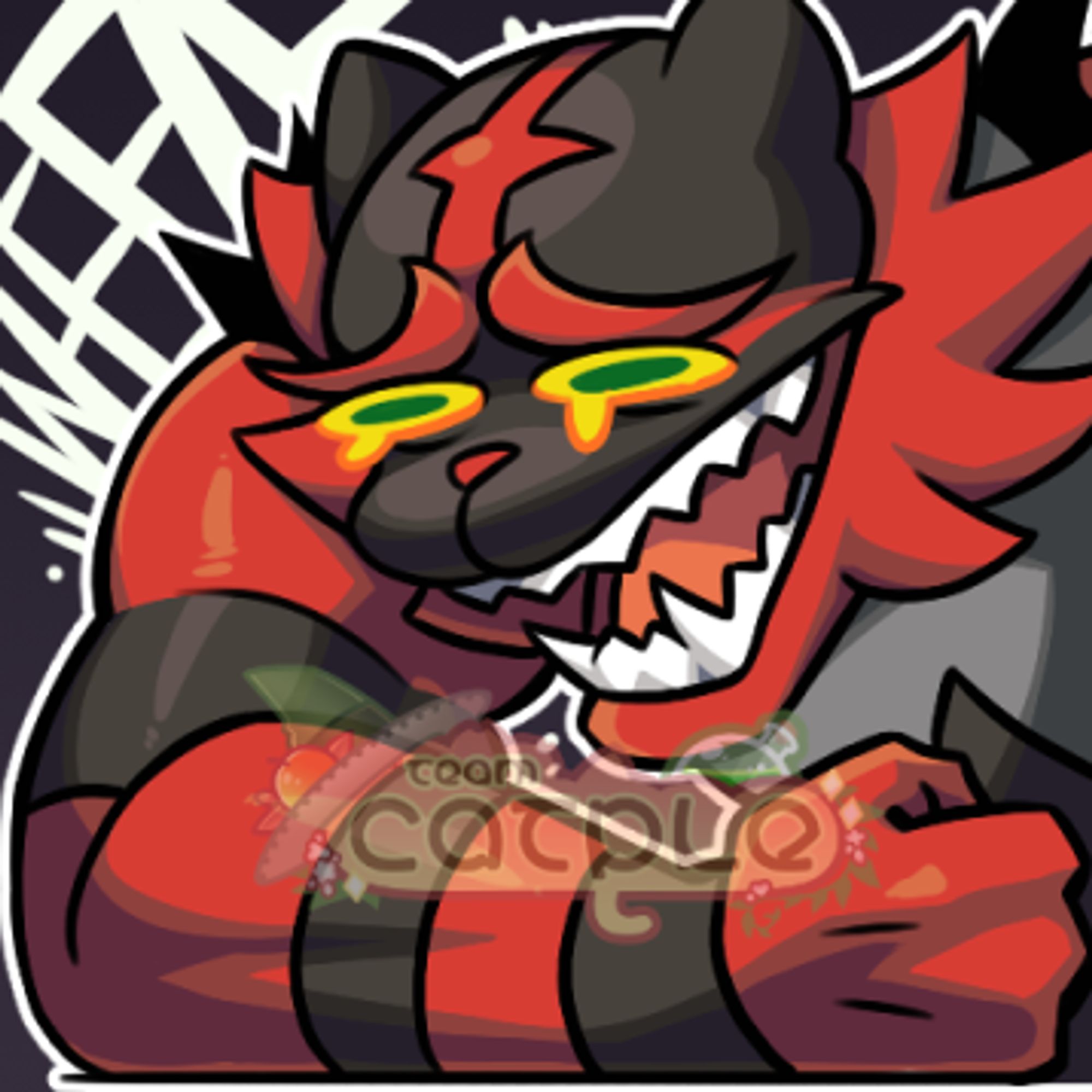 incineroar wheeze emote commission