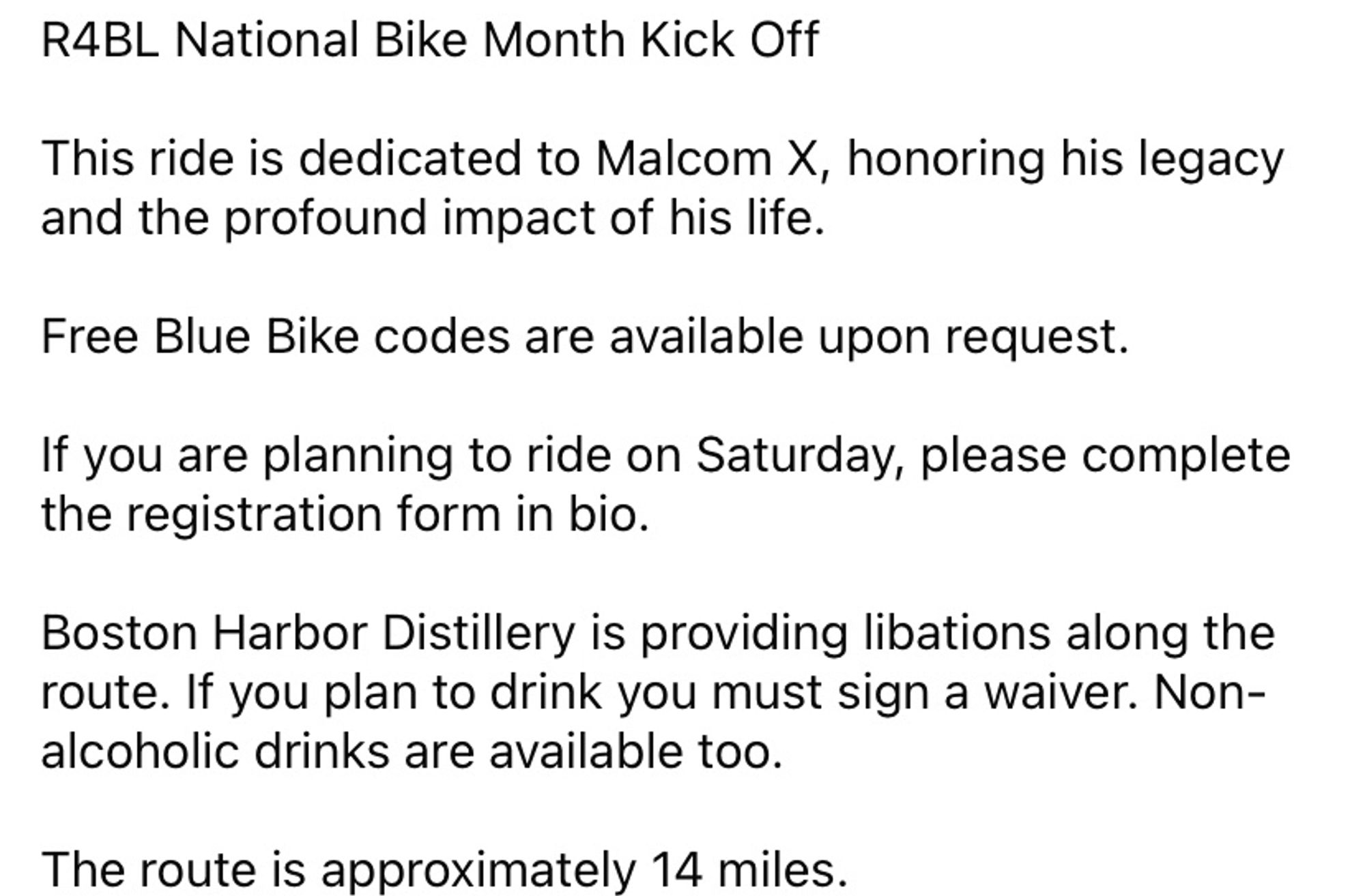 Ride 4 Black Lives Boston Bike Month Kick Off ride details