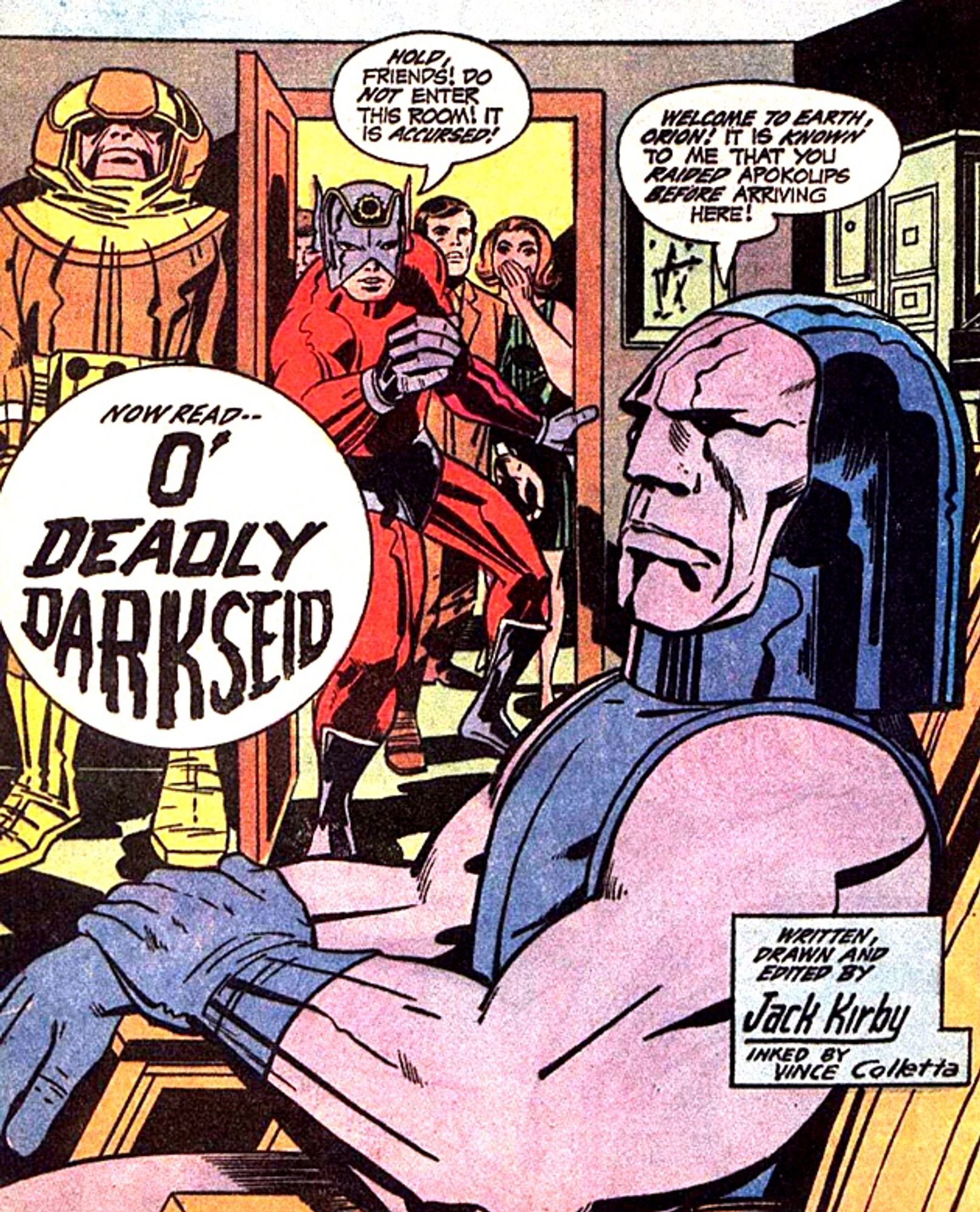 Darkseid chilling