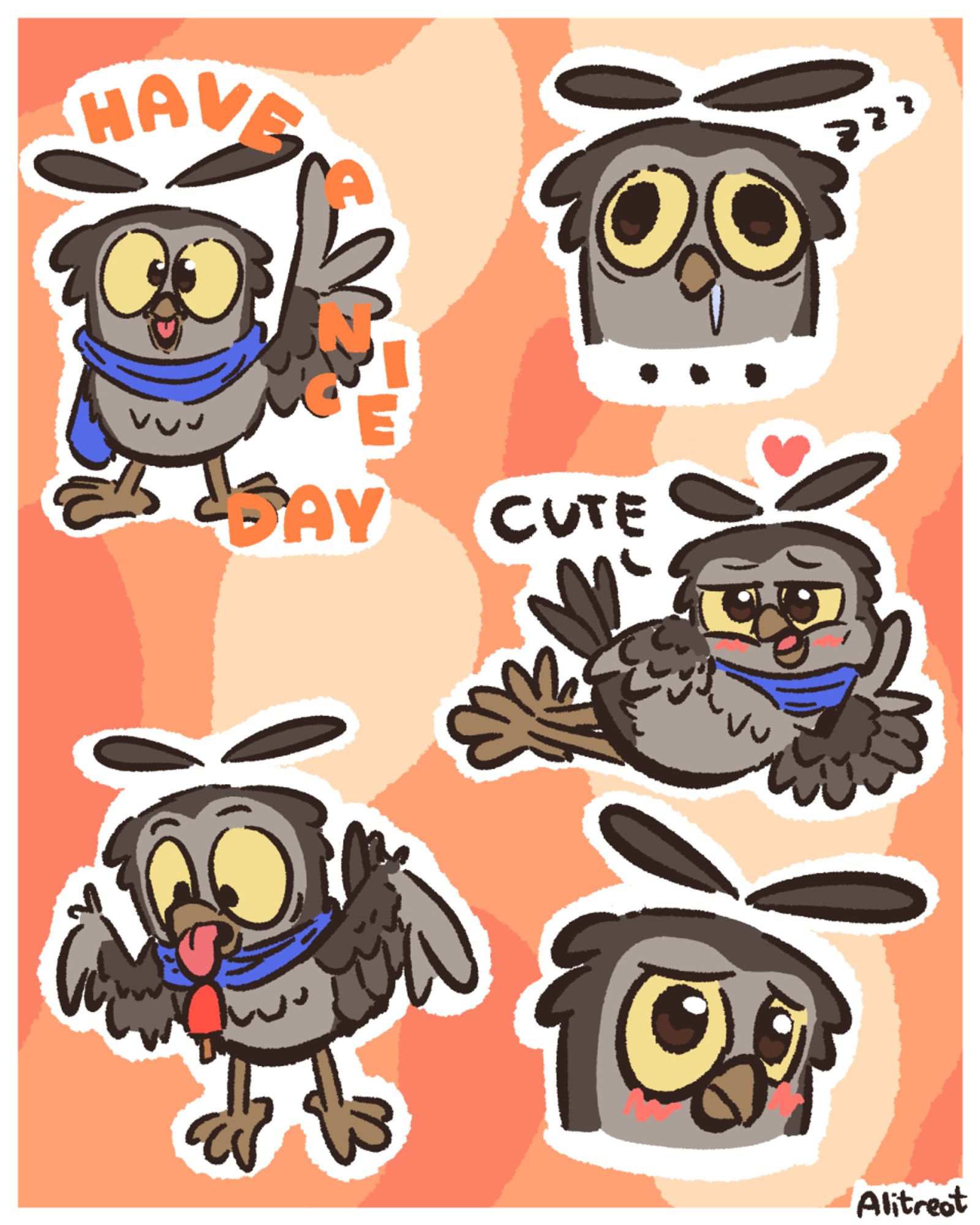 owl stickers