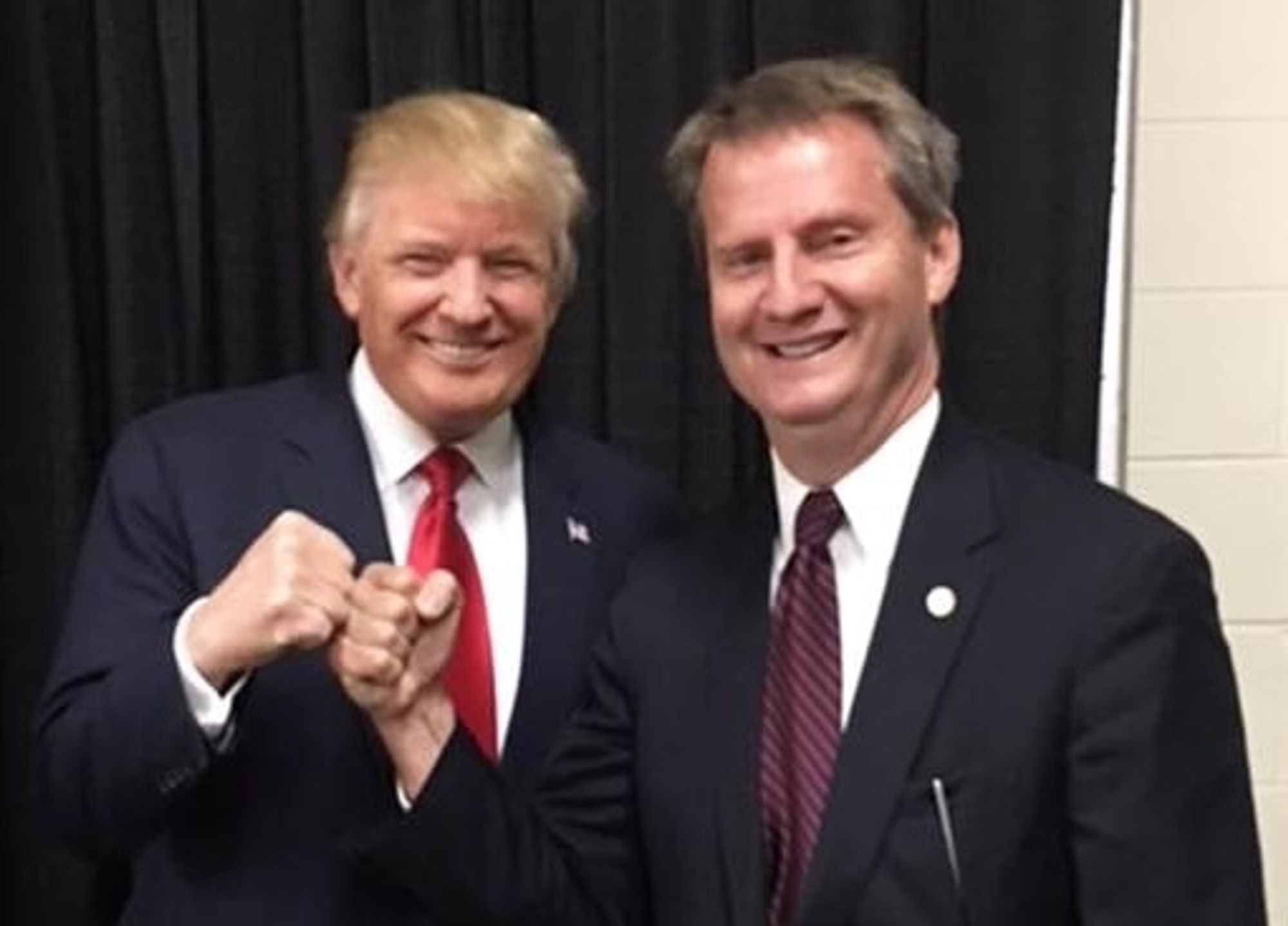 A picture of Donald Trump and Tim Burchett