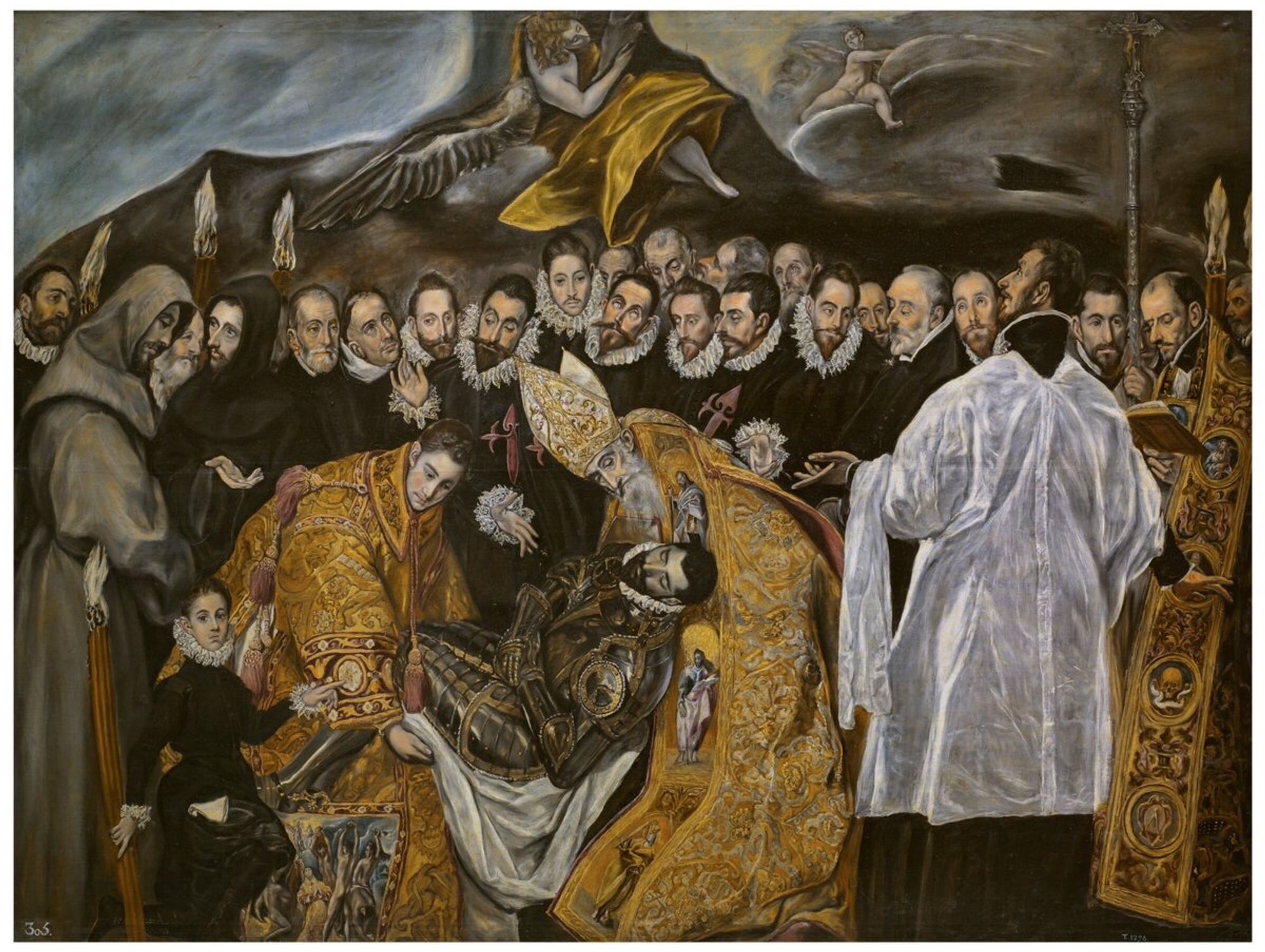 El entierro del señor de Orgaz
Hacia 1625.
Anónimo (obra copiada de: El Greco)
Romero sólo (fragmento)
León Felipe