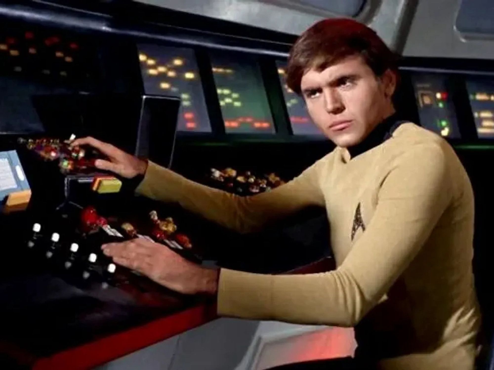 Walter Koenig as Chekov from Star Trek.