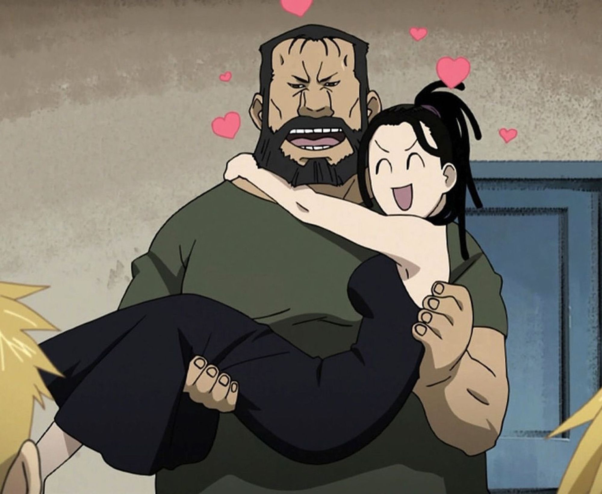 Sig and Izumi Curtis from Fullmetal Alchemist.