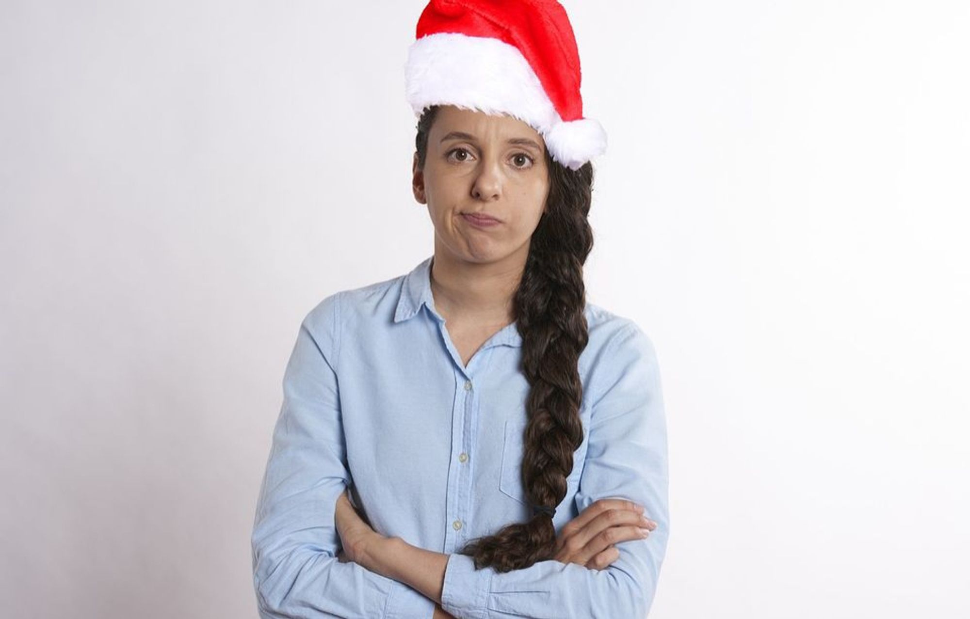 Vous me reconnaîtrez facilement (faux sosie de Owi avec chapeau de Noël)