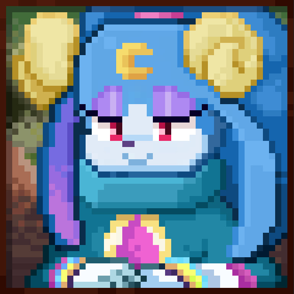 Ariem from Sonic Dream Team as a portrait resembling the Mona Lisa