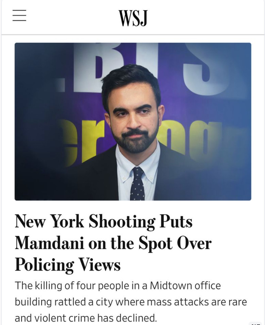 NYT headline notes that Mamdani was in Uganda during shooting