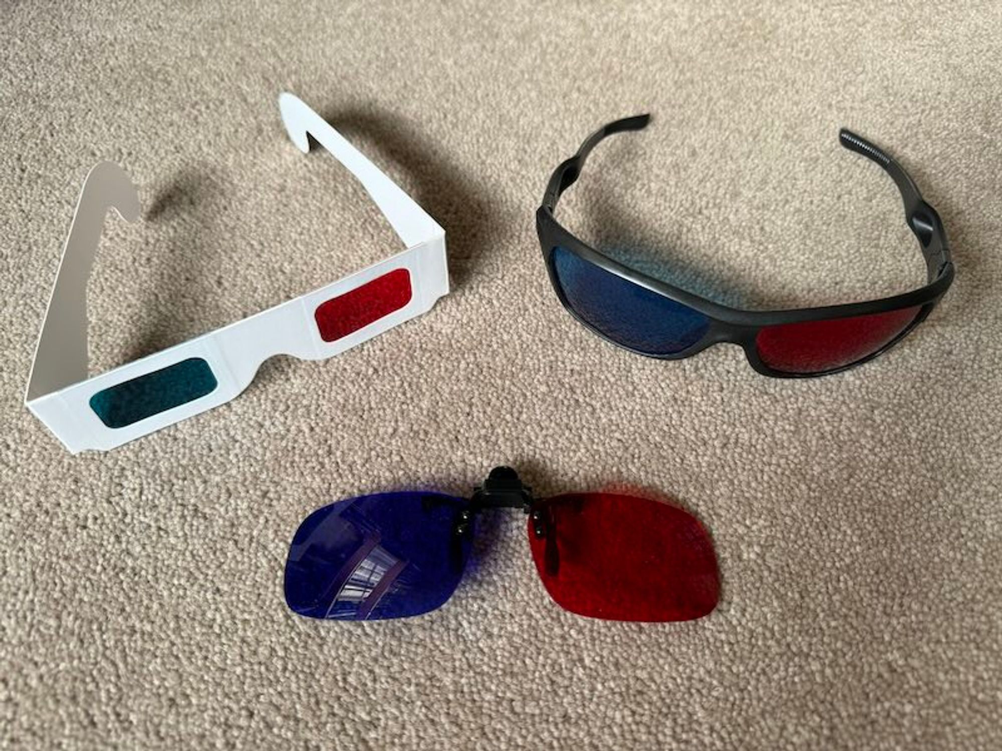 Anaglyph 3D specs