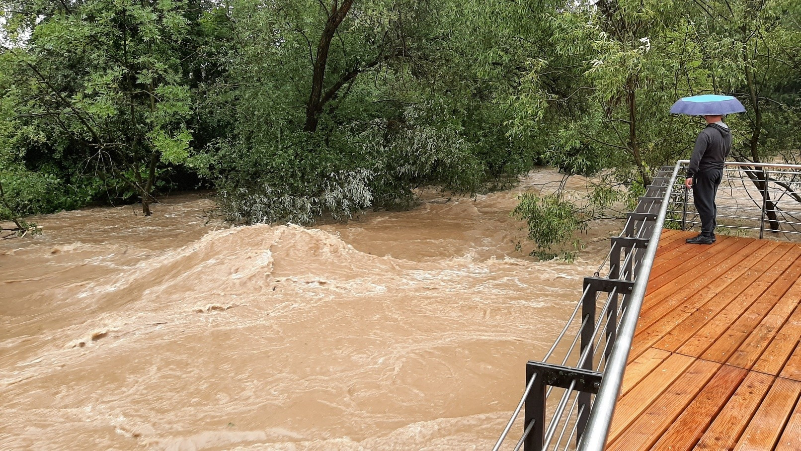 Hochwasser in Eislingen/Fils