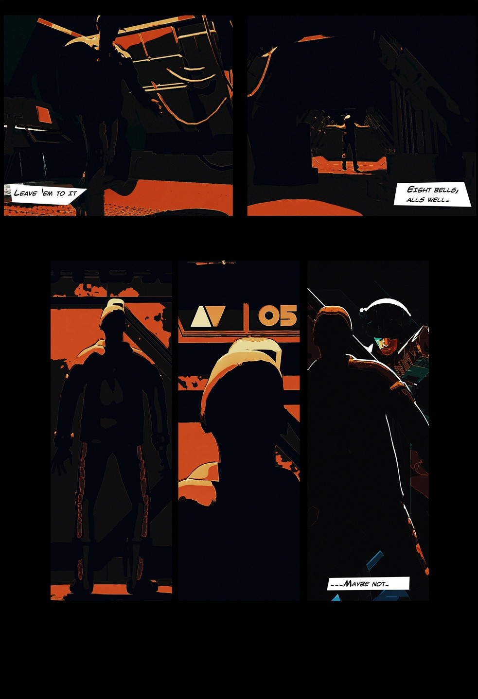 Third page of comic book