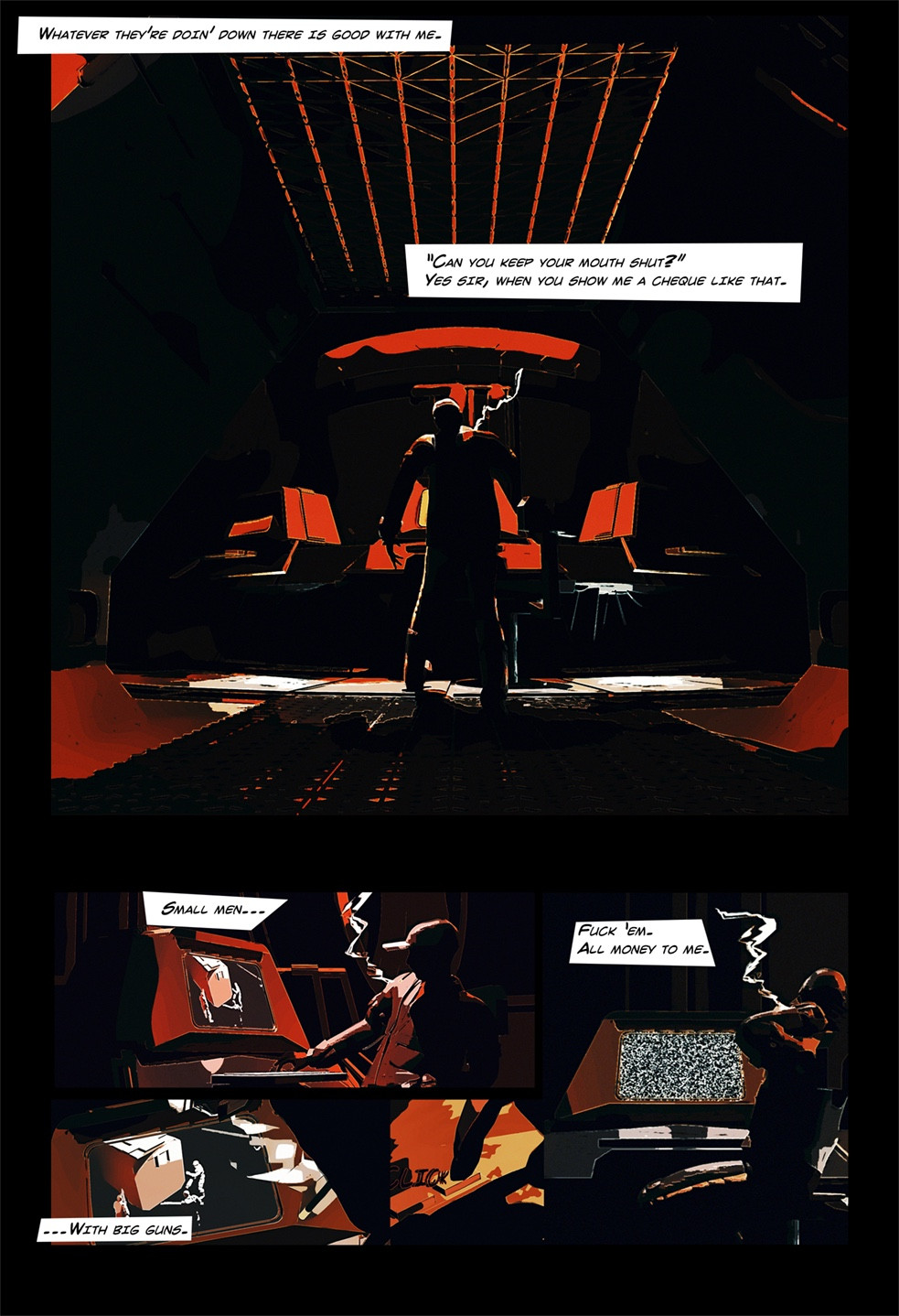 Second page of comic book