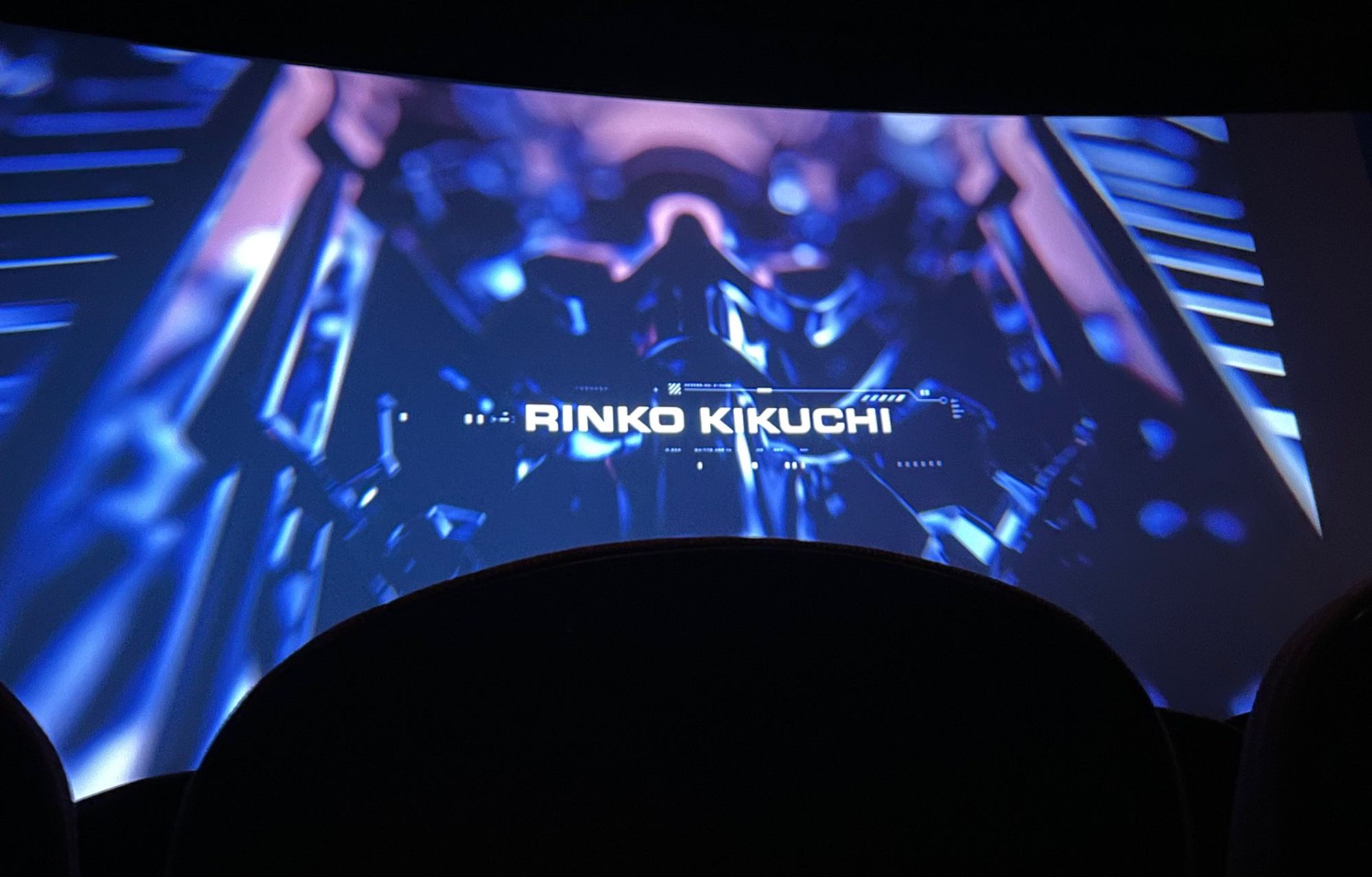 Rinko Kikuchi’s name on screen at the end of PACIFIC RIM