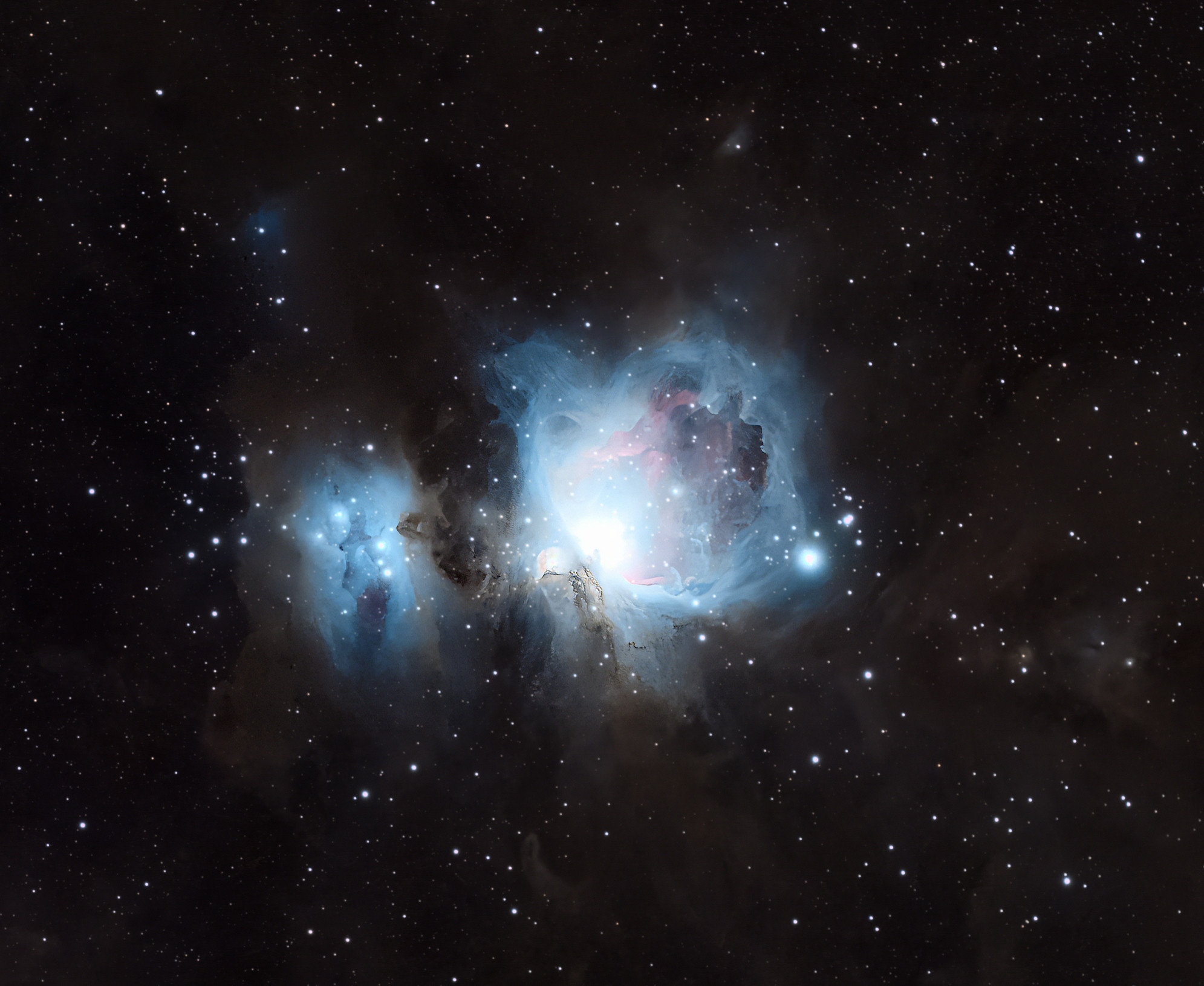 Cropped & zoomed in shot of the Orion Nebula