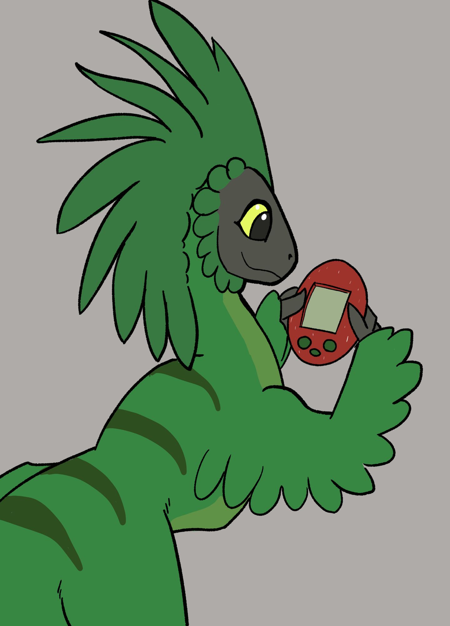 Keu the nububu (small raptor species from my setting Seunoth)