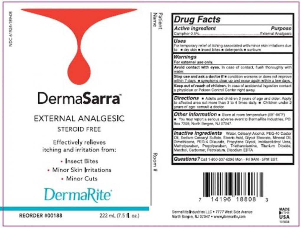 DermaSarra™
EXTERNAL ANALGESIC
STEROID FREE