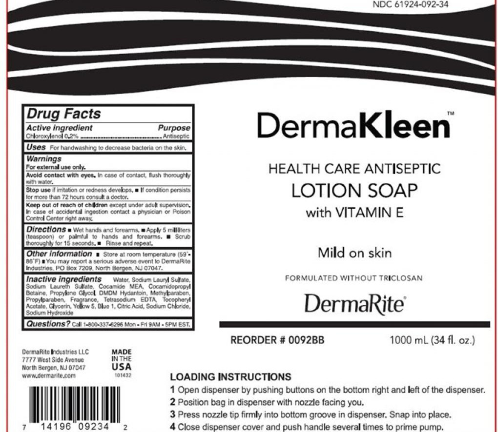 DermaKleen
HEALTH CARE ANTISEPTIC
LOTION SOAP
with VITAMIN E