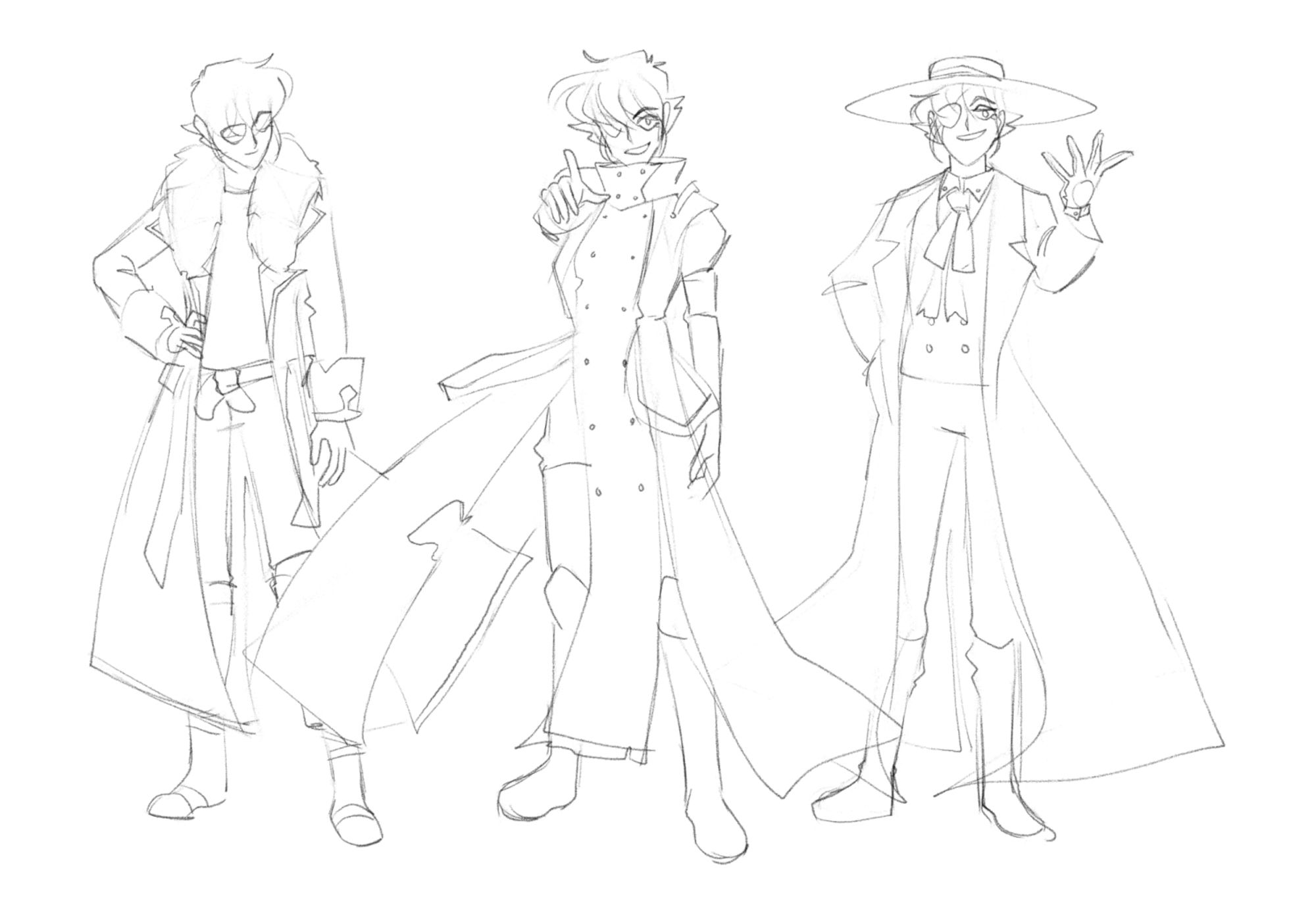 Petra cosplaying Soma Cruz, Vash the Stampede and Alucard